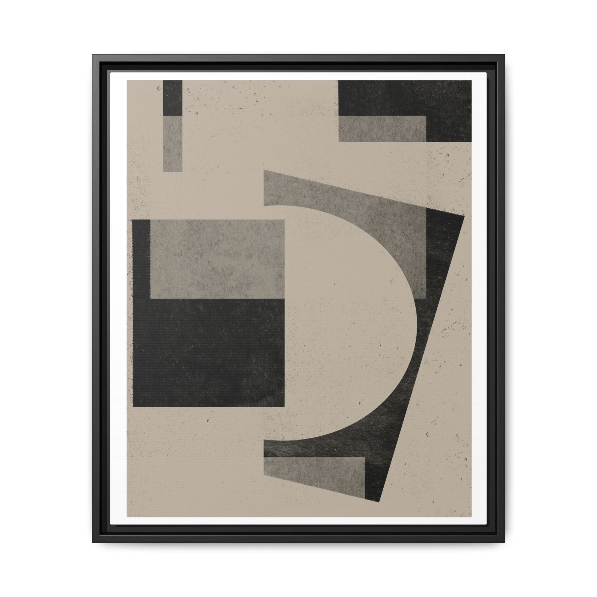 Obsidian Balance Study - Framed