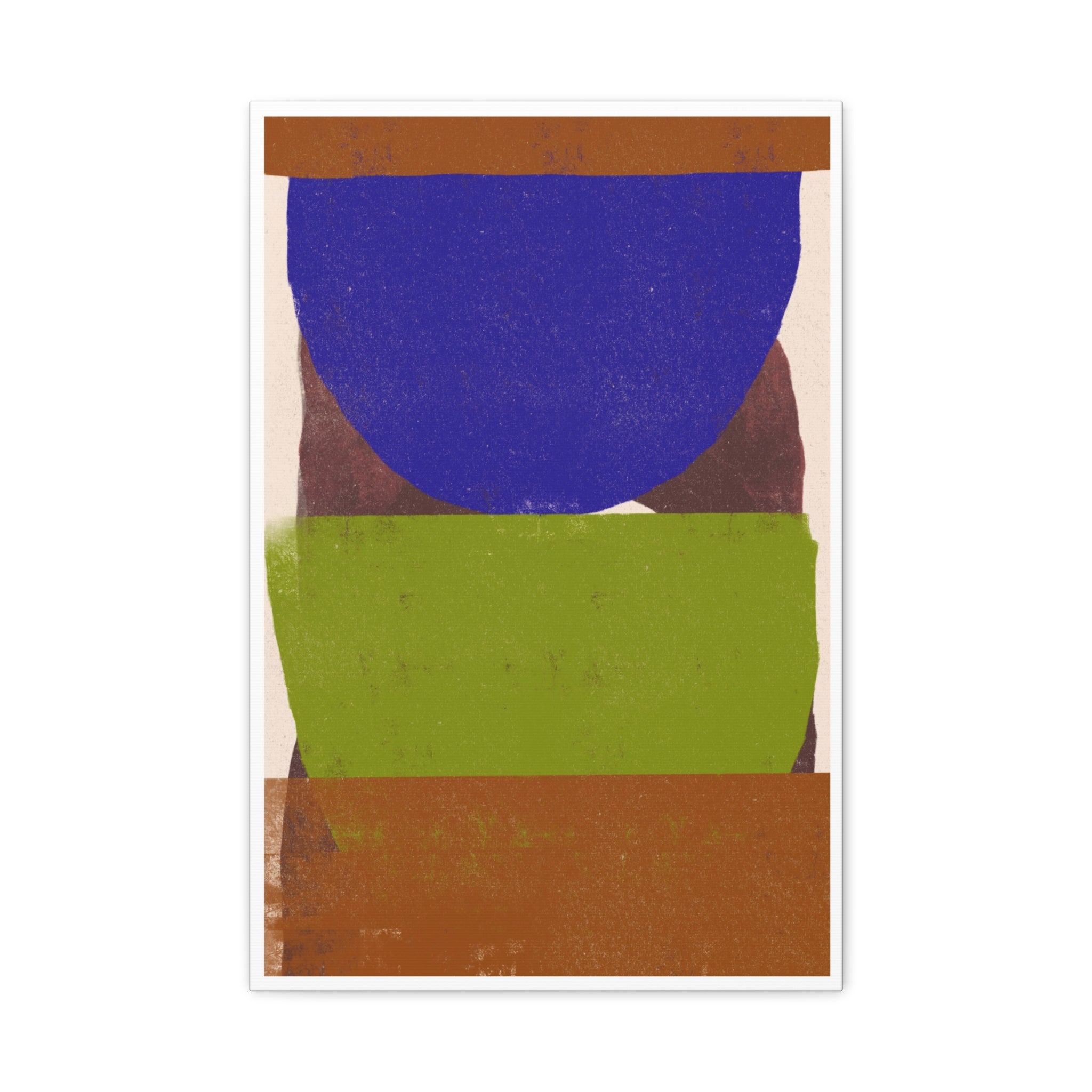 Cobalt Meadow Horizon - Canvas
