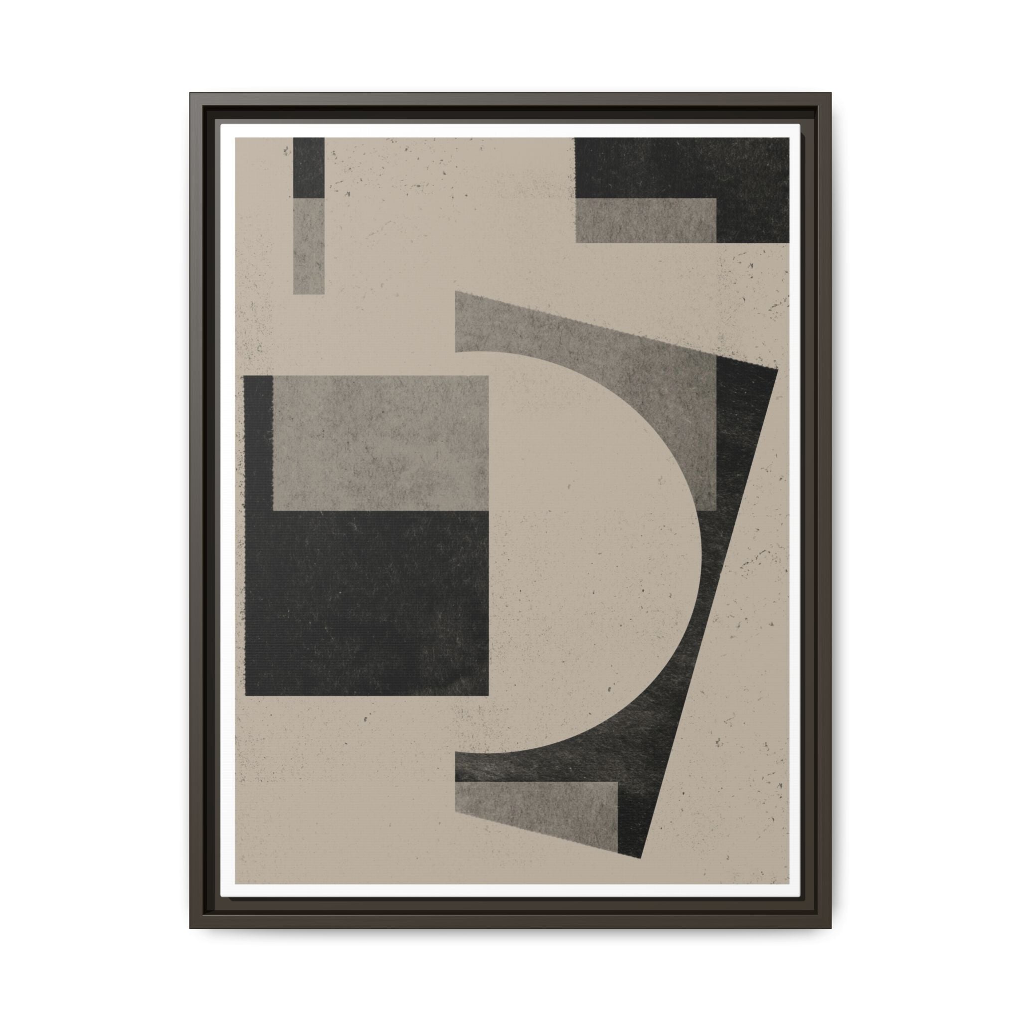 Obsidian Balance Study - Framed