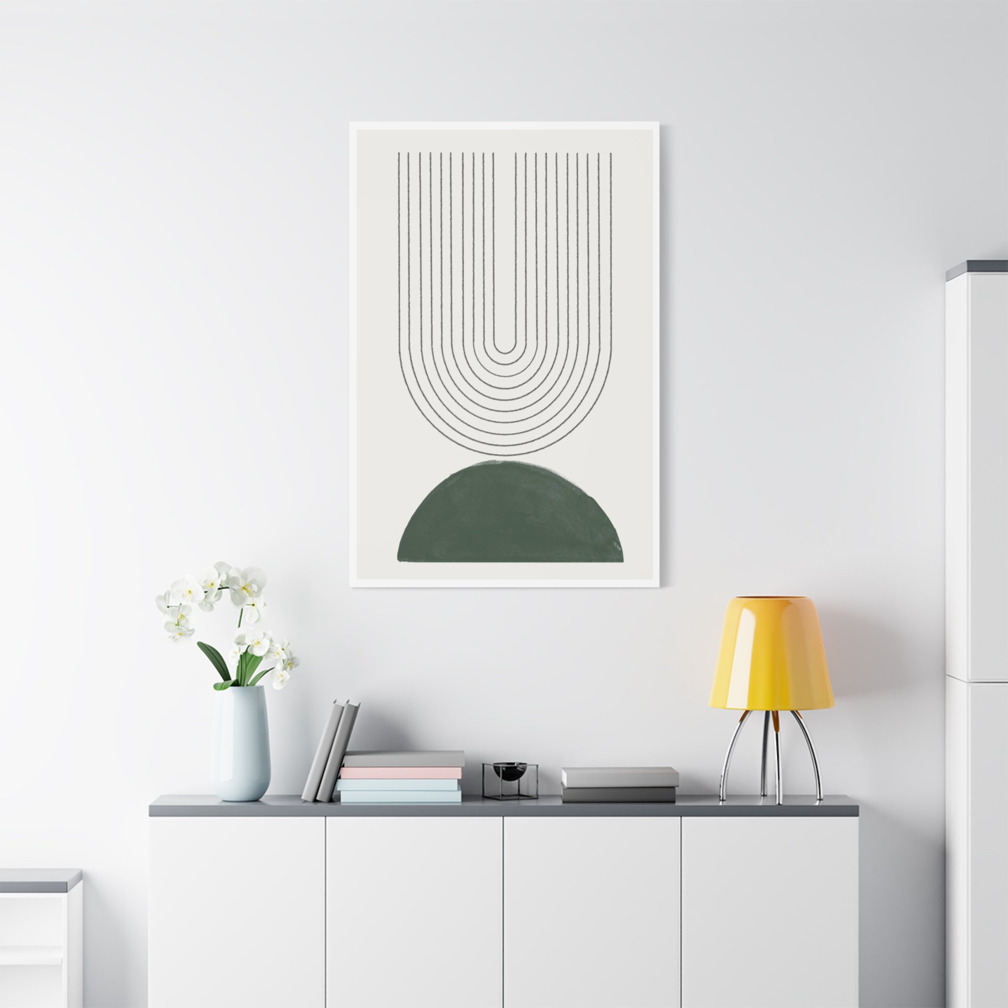 Emerald Echo Pathways - Canvas