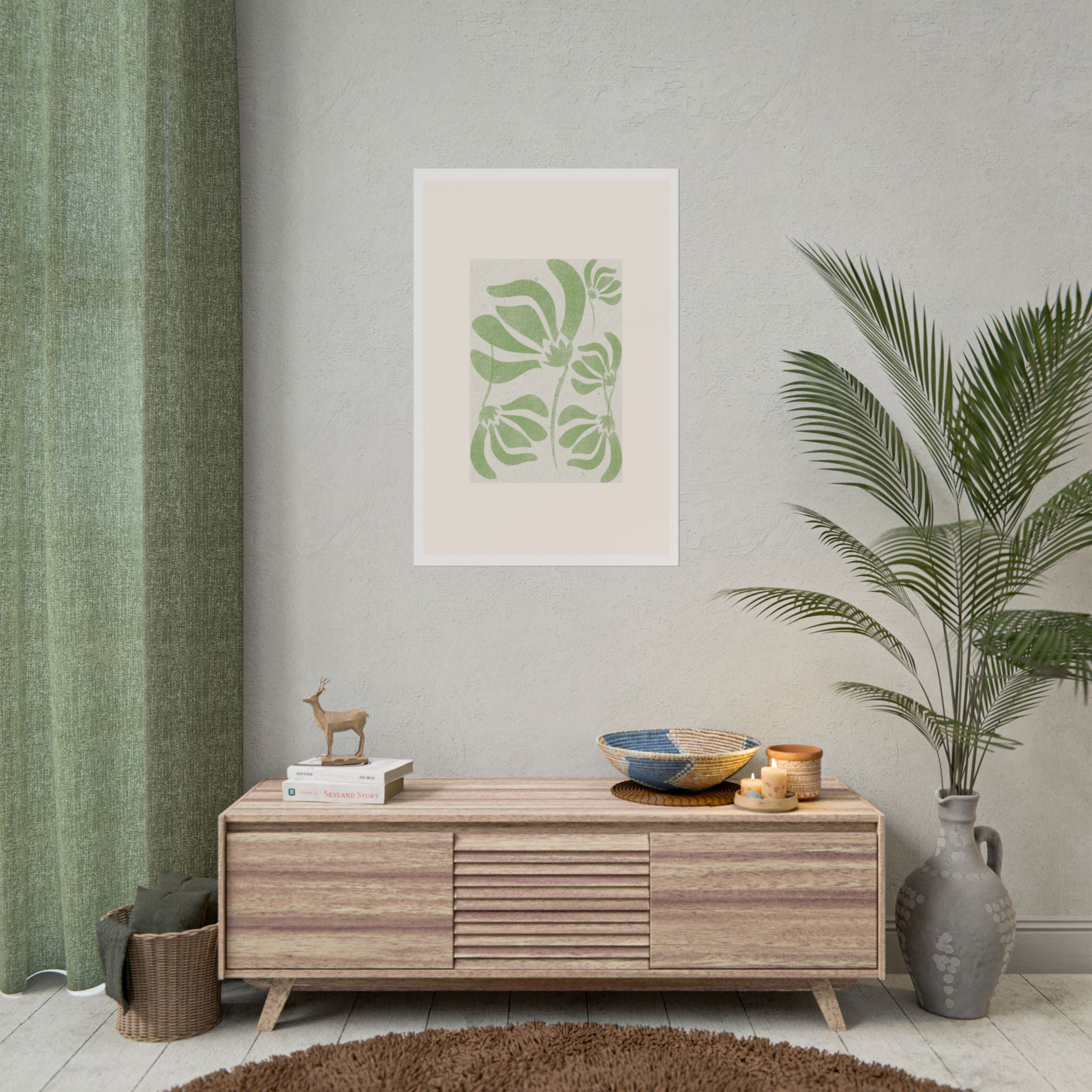 Verdant Bloom Harmony - Poster