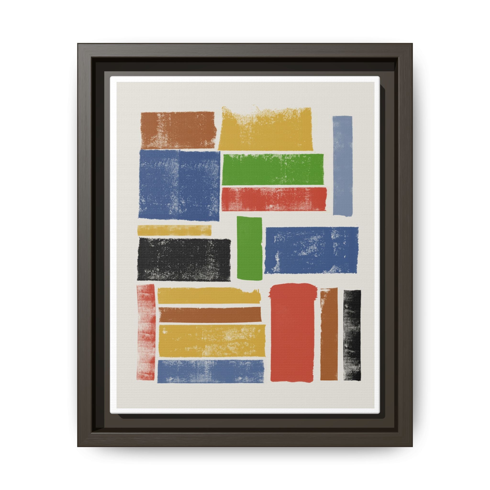 Playful Color Rhythm - Framed