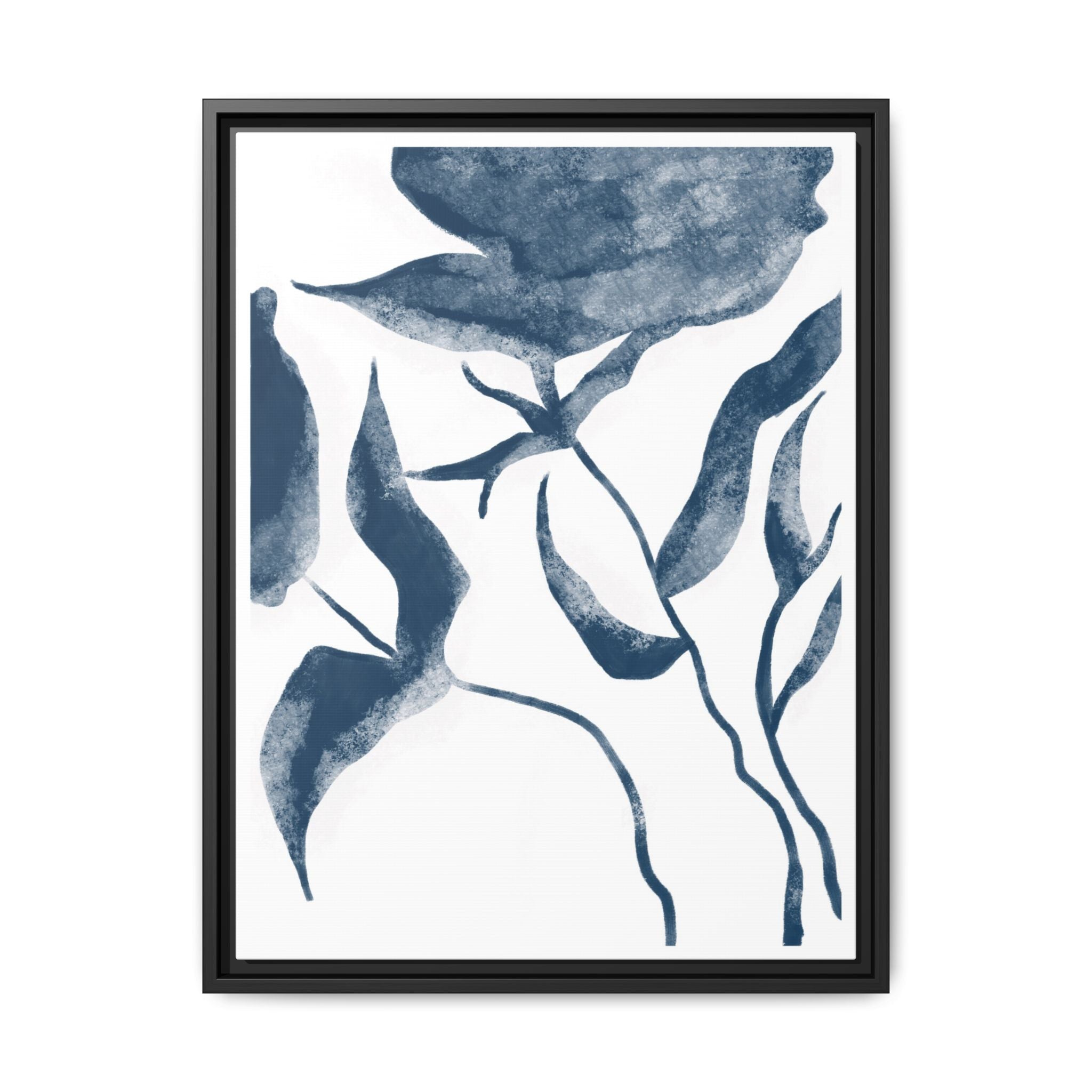 Indigo Bloom Reverie - Framed