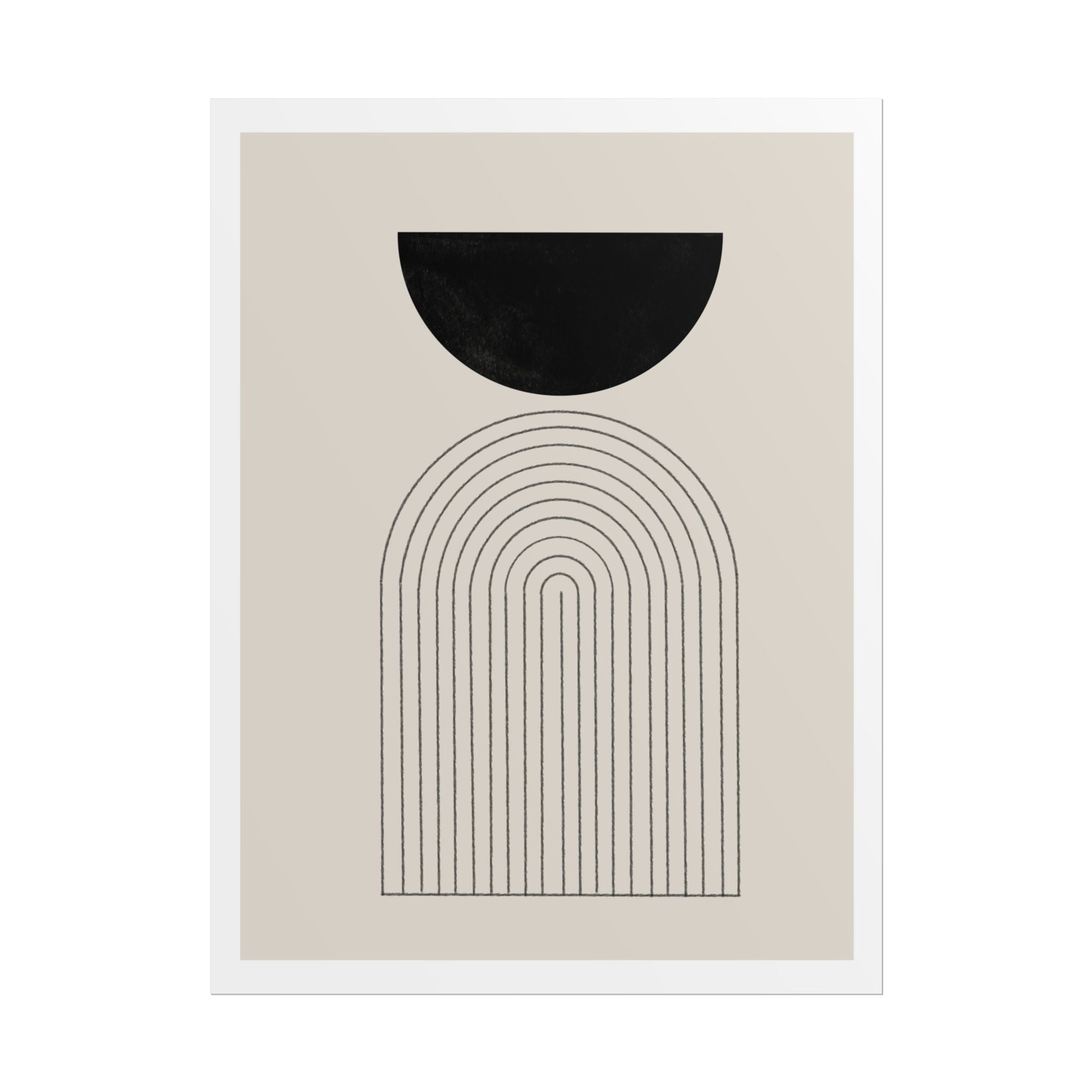 Midnight Portal Lines - Poster