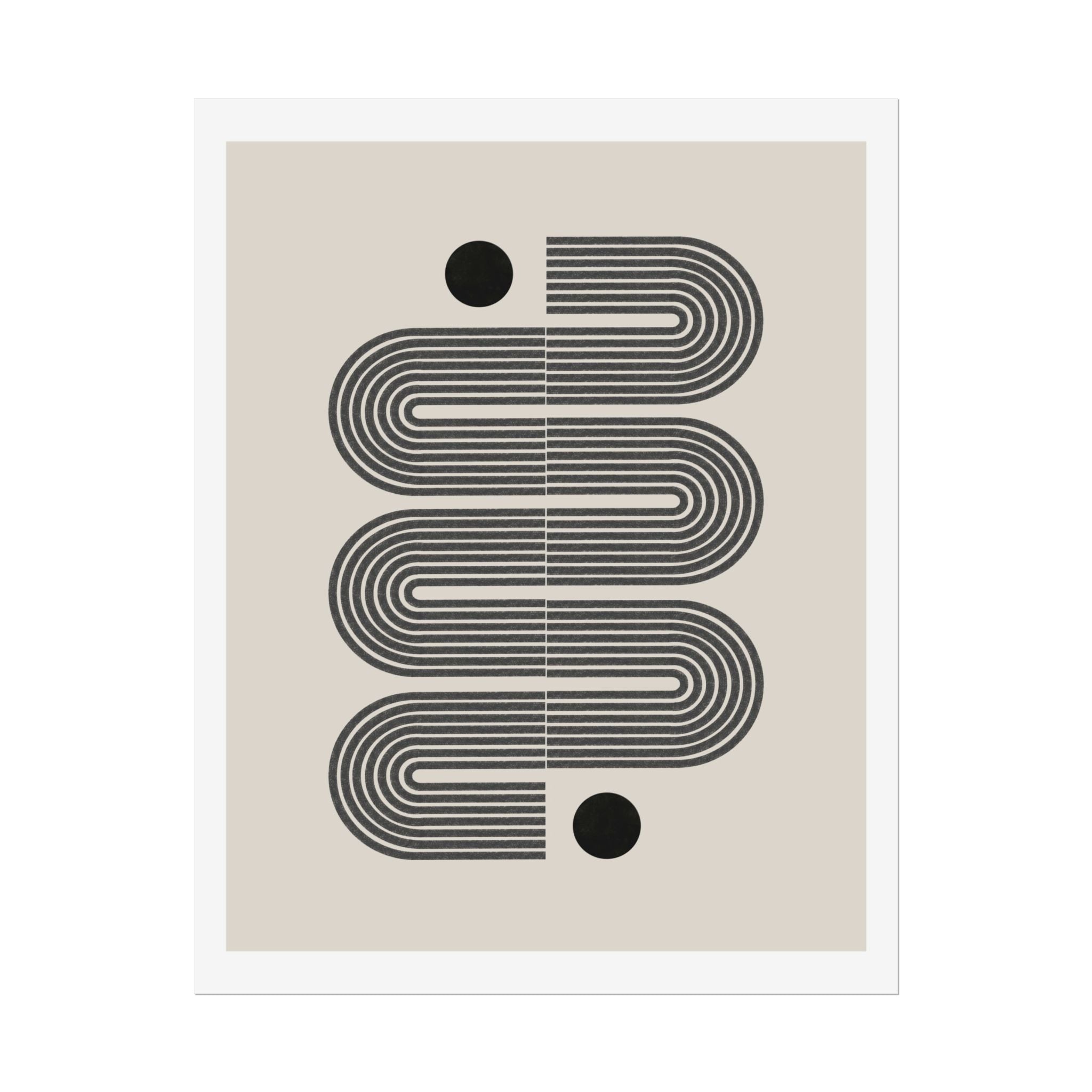 Midnight Circuit Flow - Poster