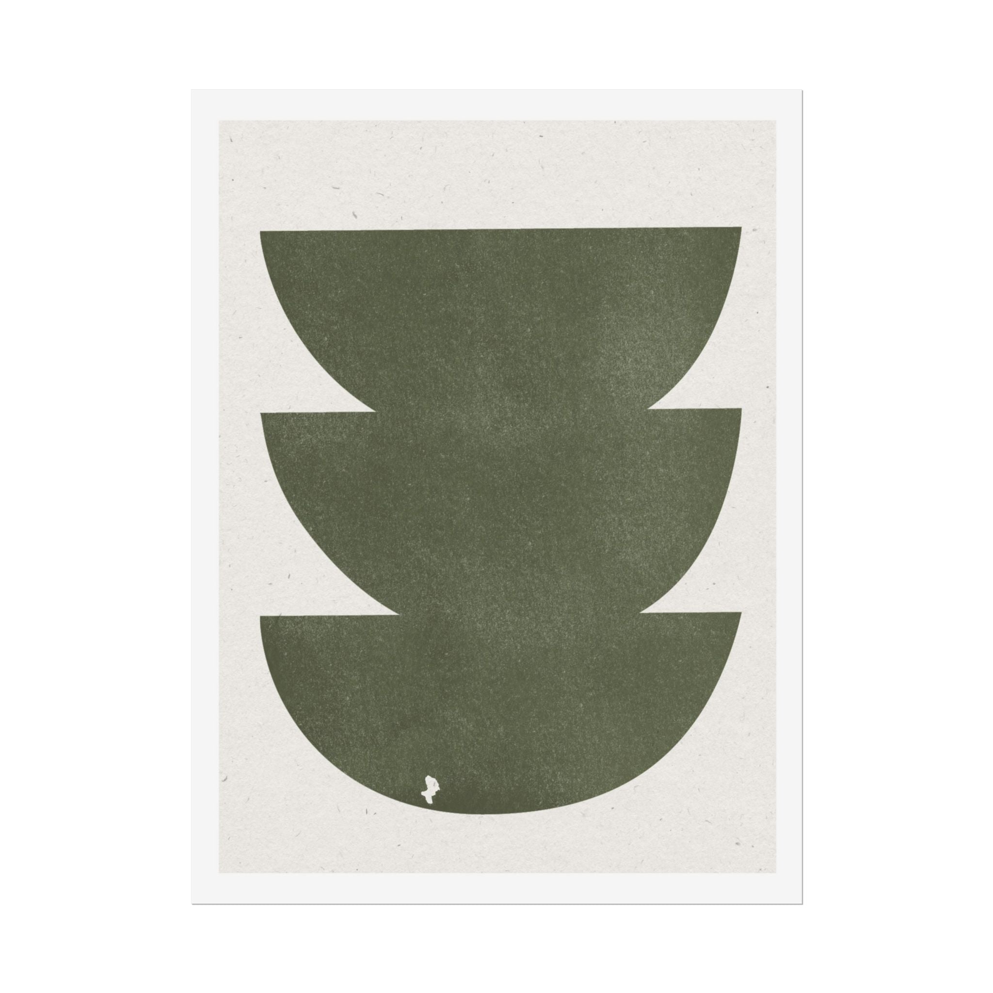 Olive Balance Forms - Poster