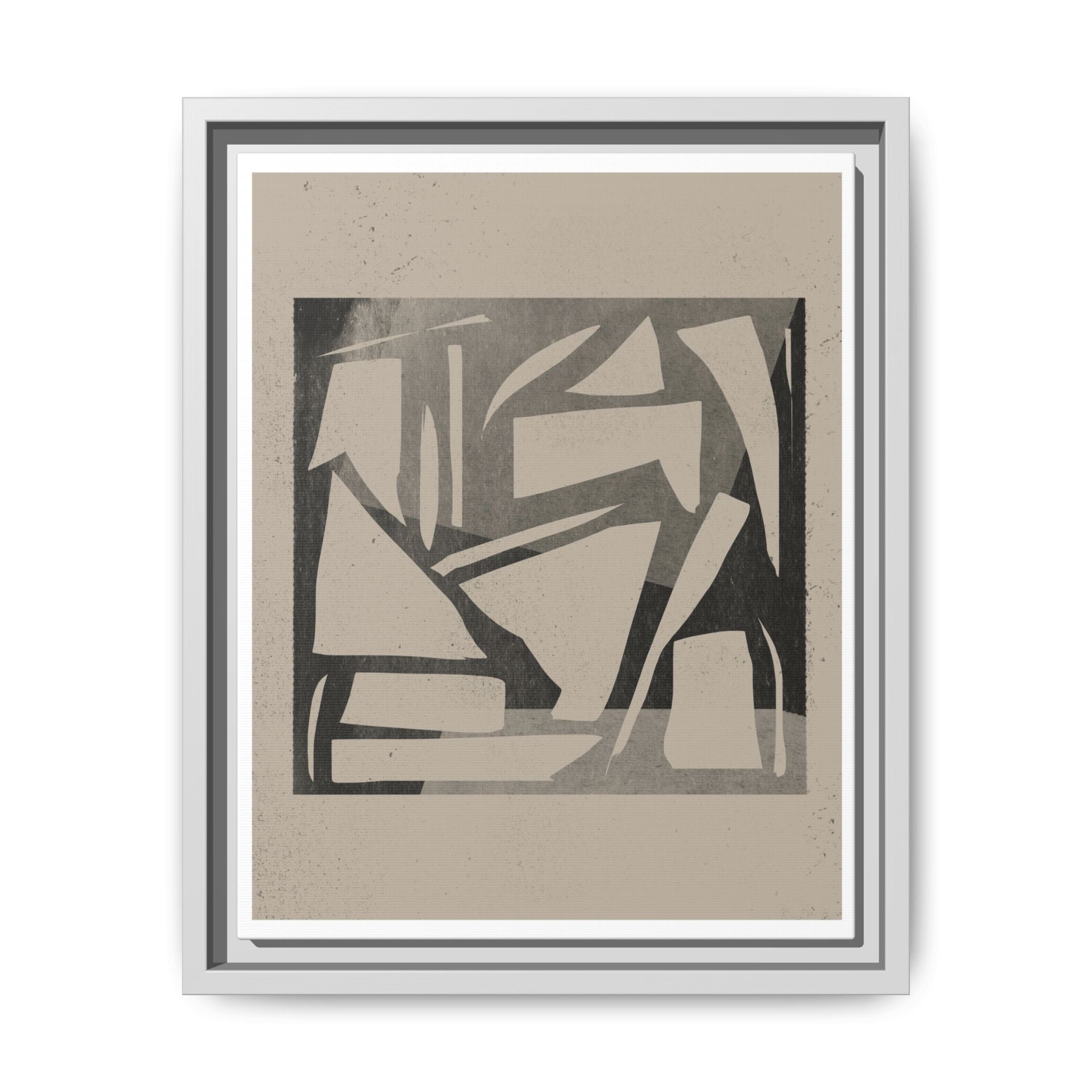 Shadow Fragment Rhythm Study - Framed