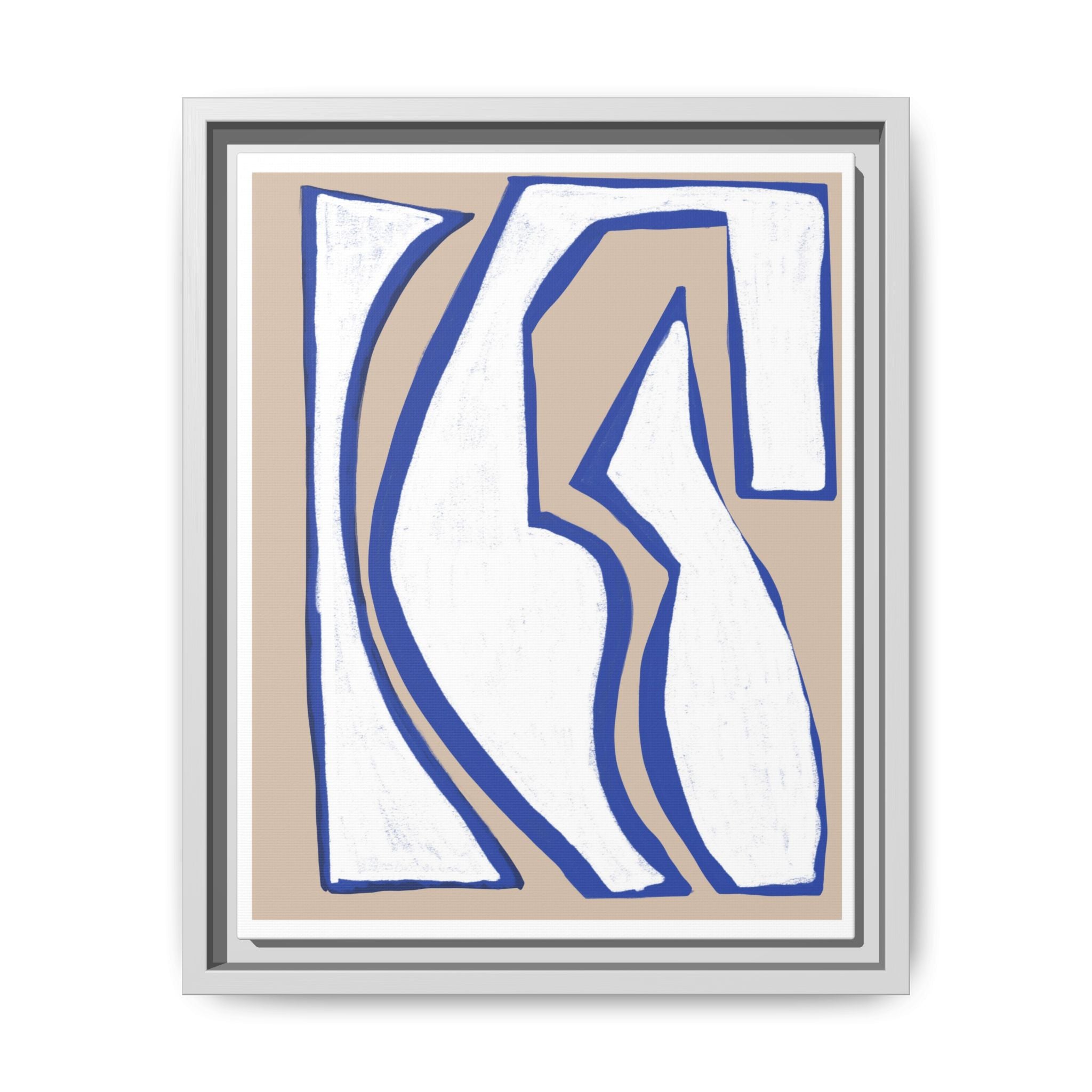 Cobalt Form Continuum - Framed