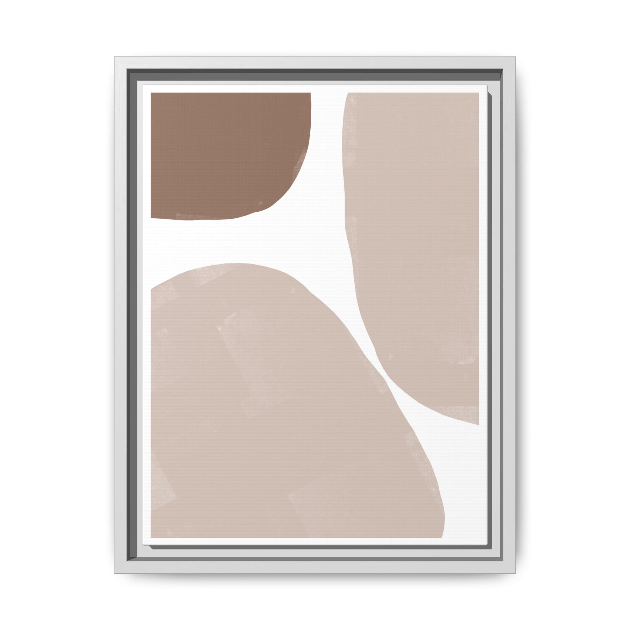 Muted Clay Horizons - Framed