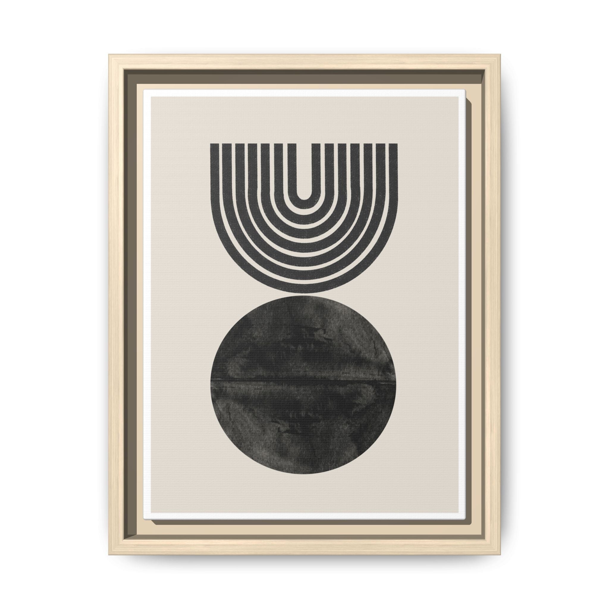 Obsidian Echo Arches - Framed