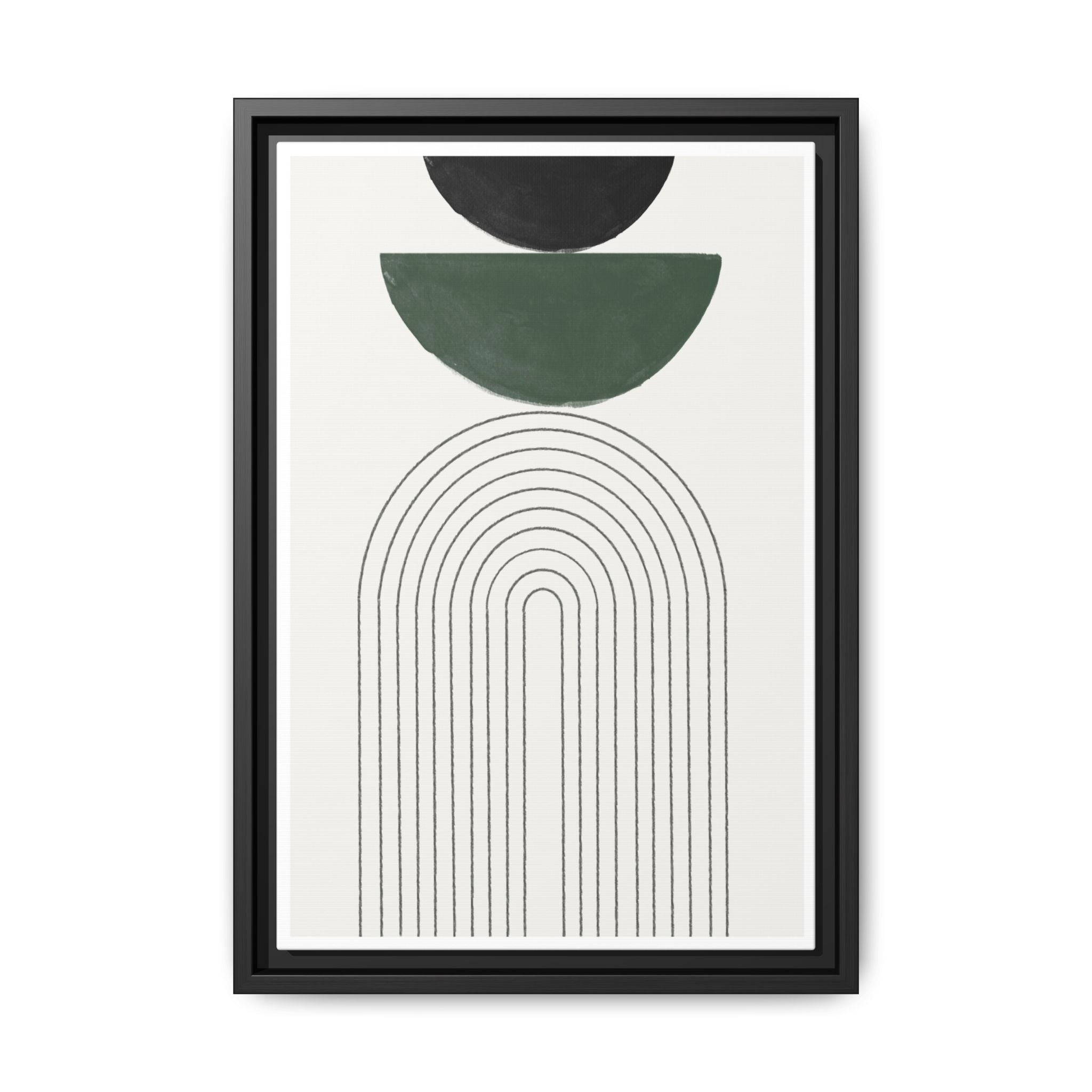 Emerald Arc Horizon - Framed
