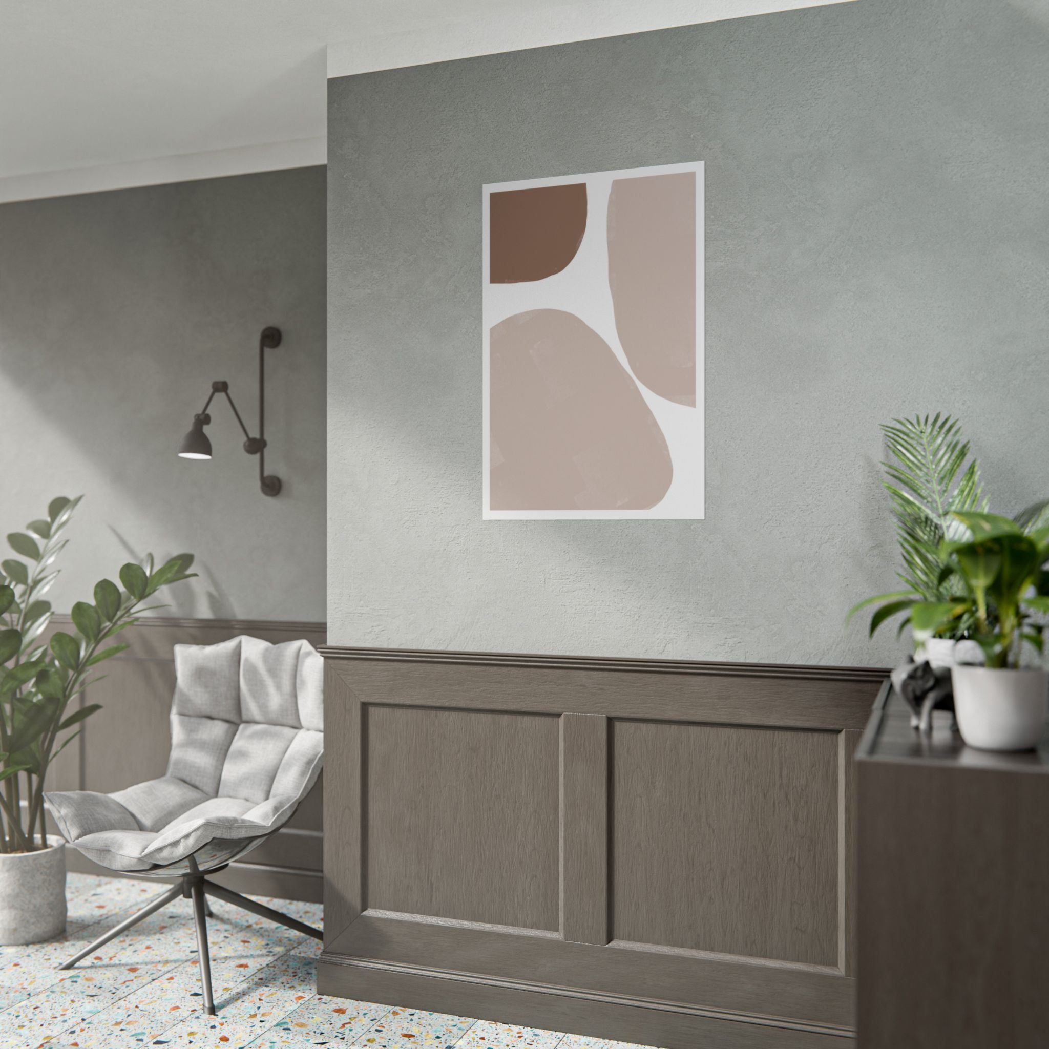 Muted Clay Horizons - Poster
