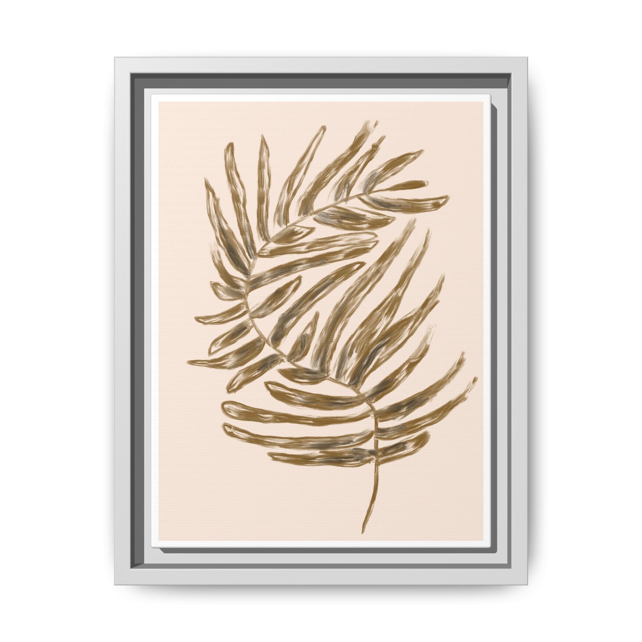 Golden Frond Reverie - Framed