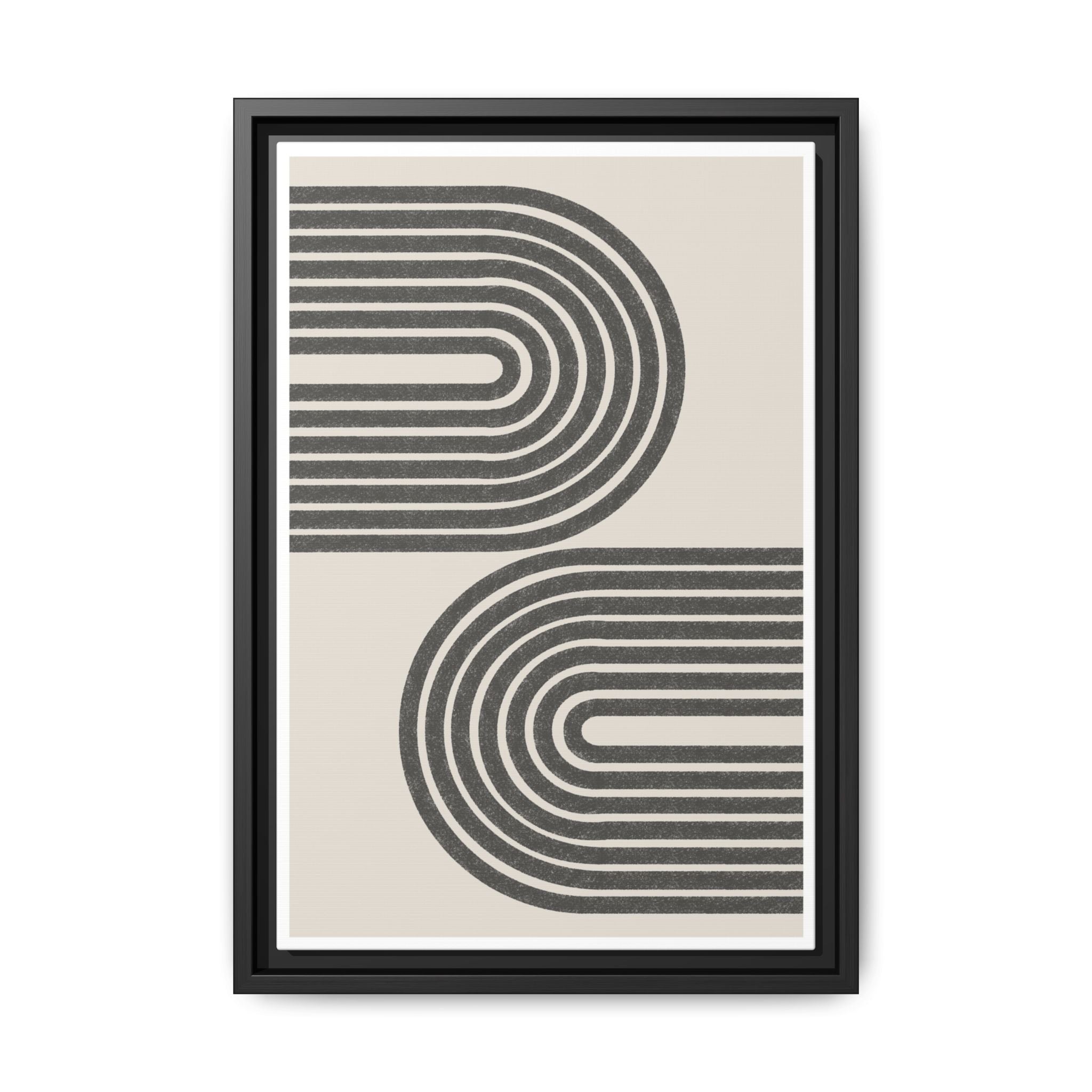 Twin Horizon Currents - Framed