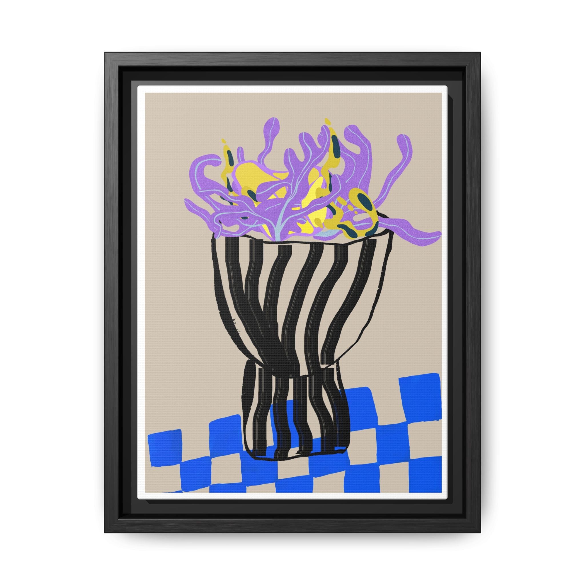Lavender Coral Mirage - Framed