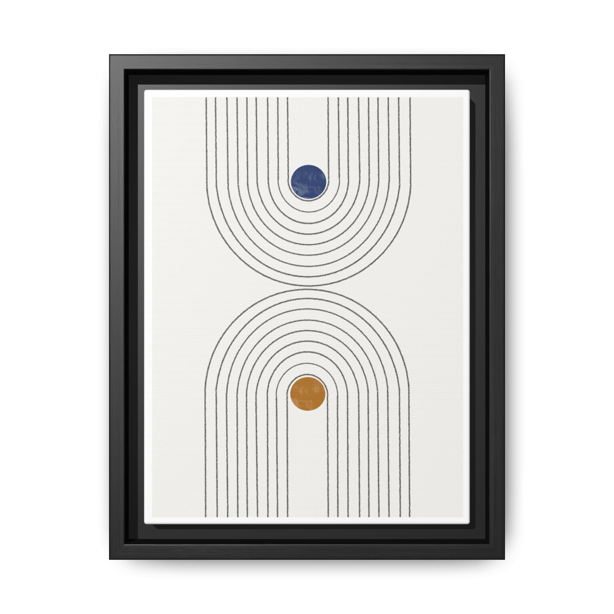 Dual Orbit Rhythm - Framed