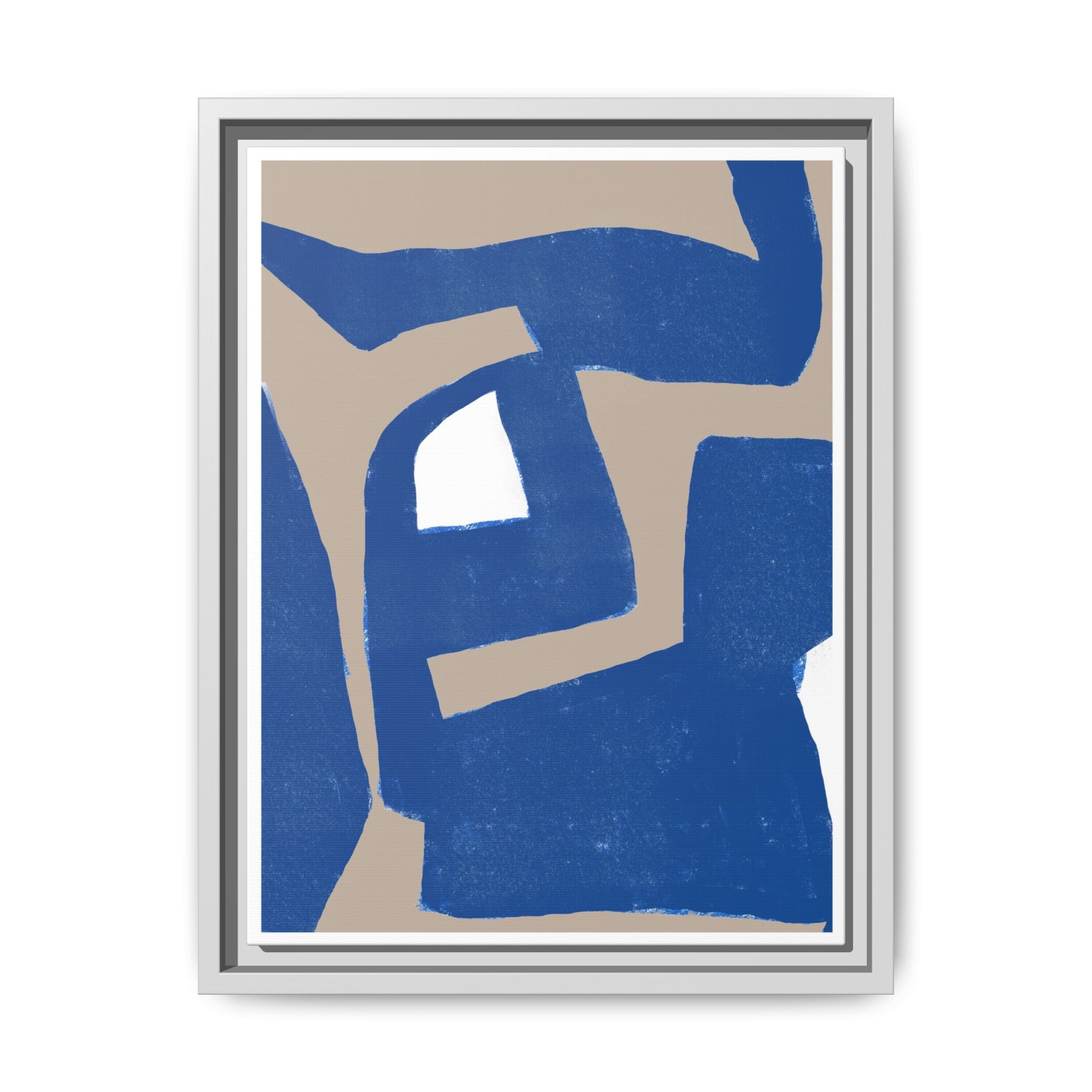 Cobalt Passage Echoes - Framed