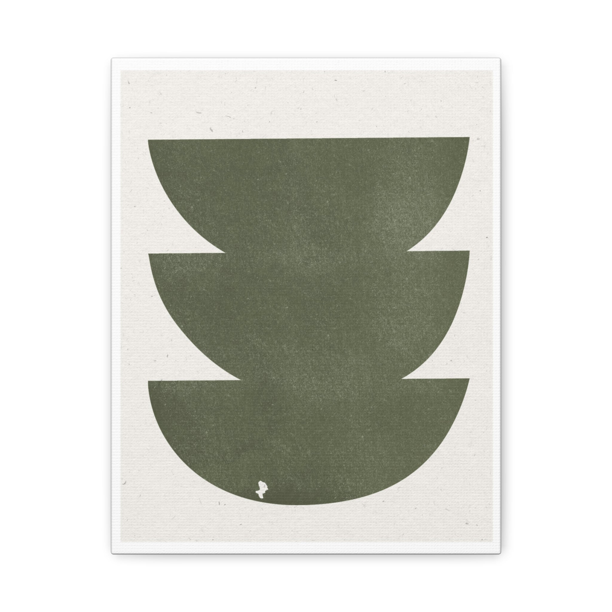 Olive Balance Forms - Canvas