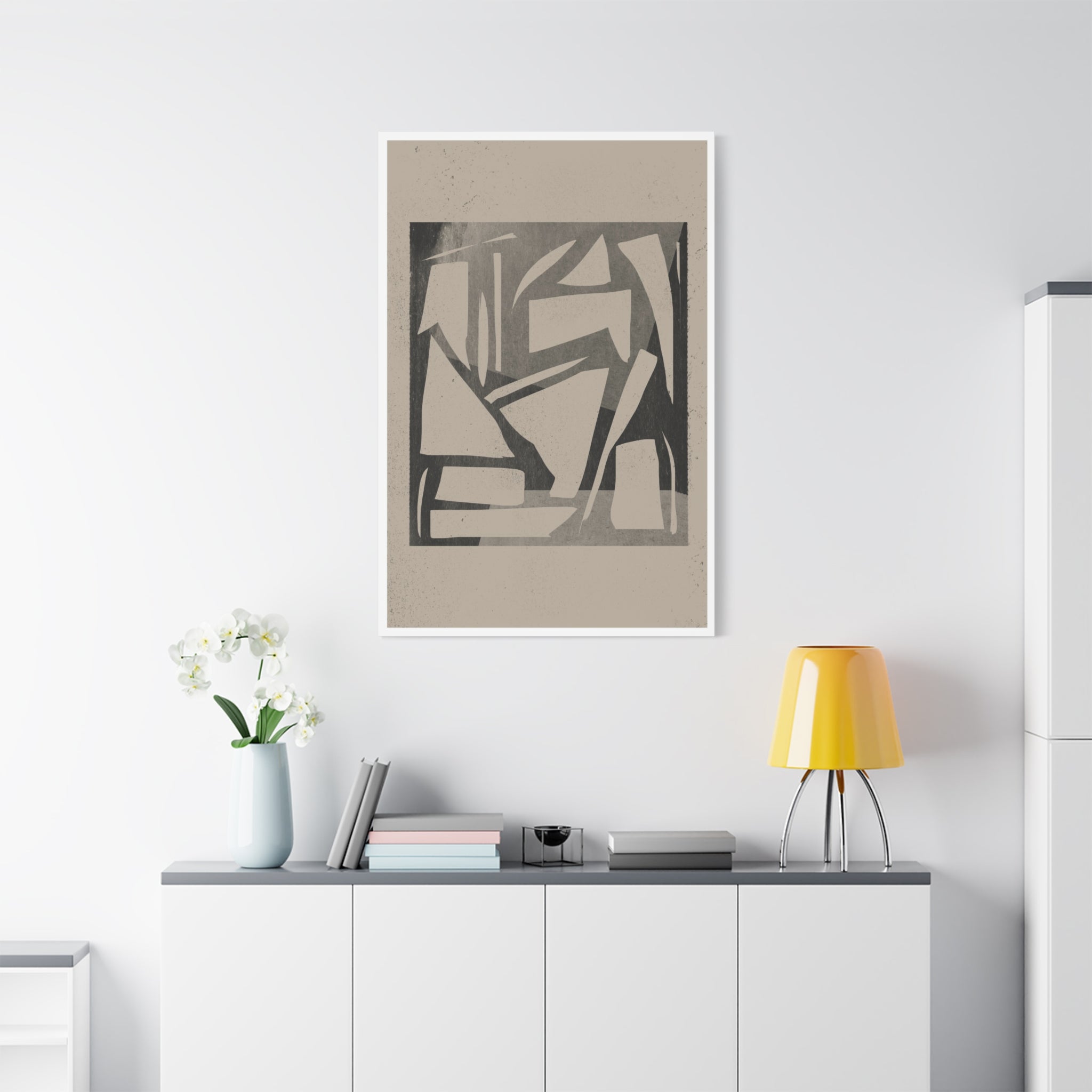 Shadow Fragment Rhythm Study - Canvas