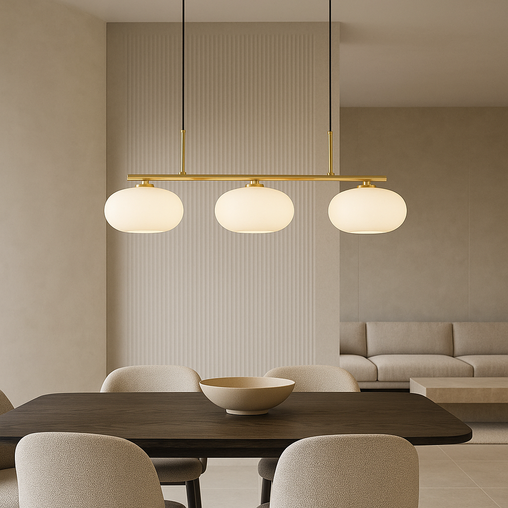 3 Heads Bauhaus Pendant Light