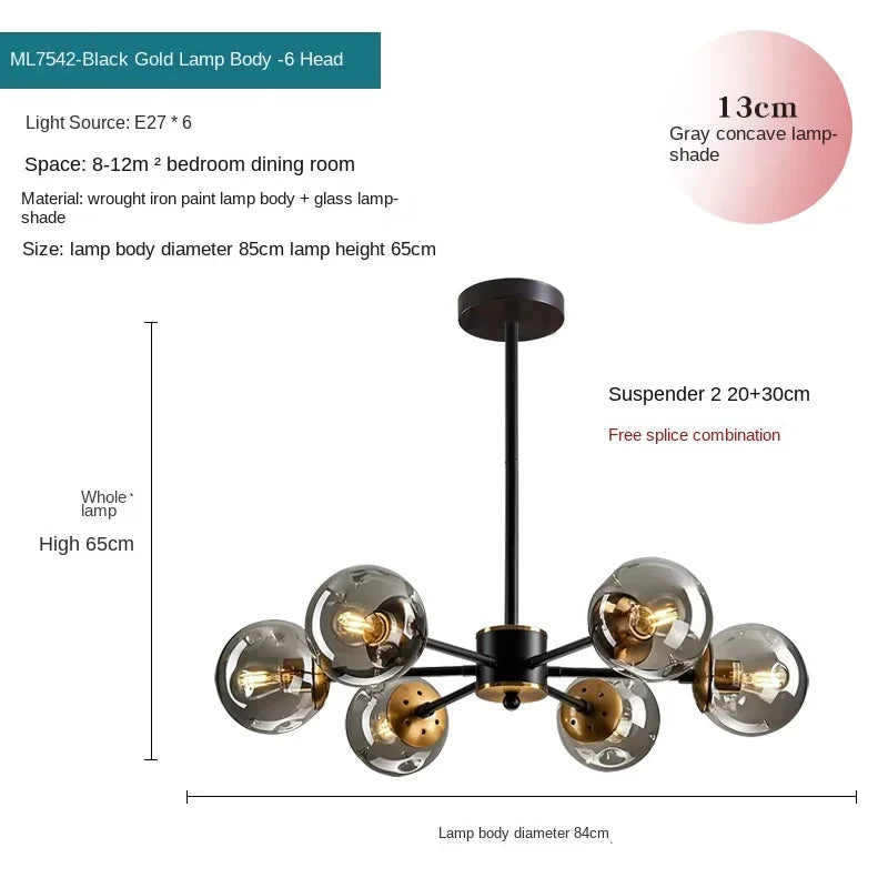 Ida Scandinavian Chandelier