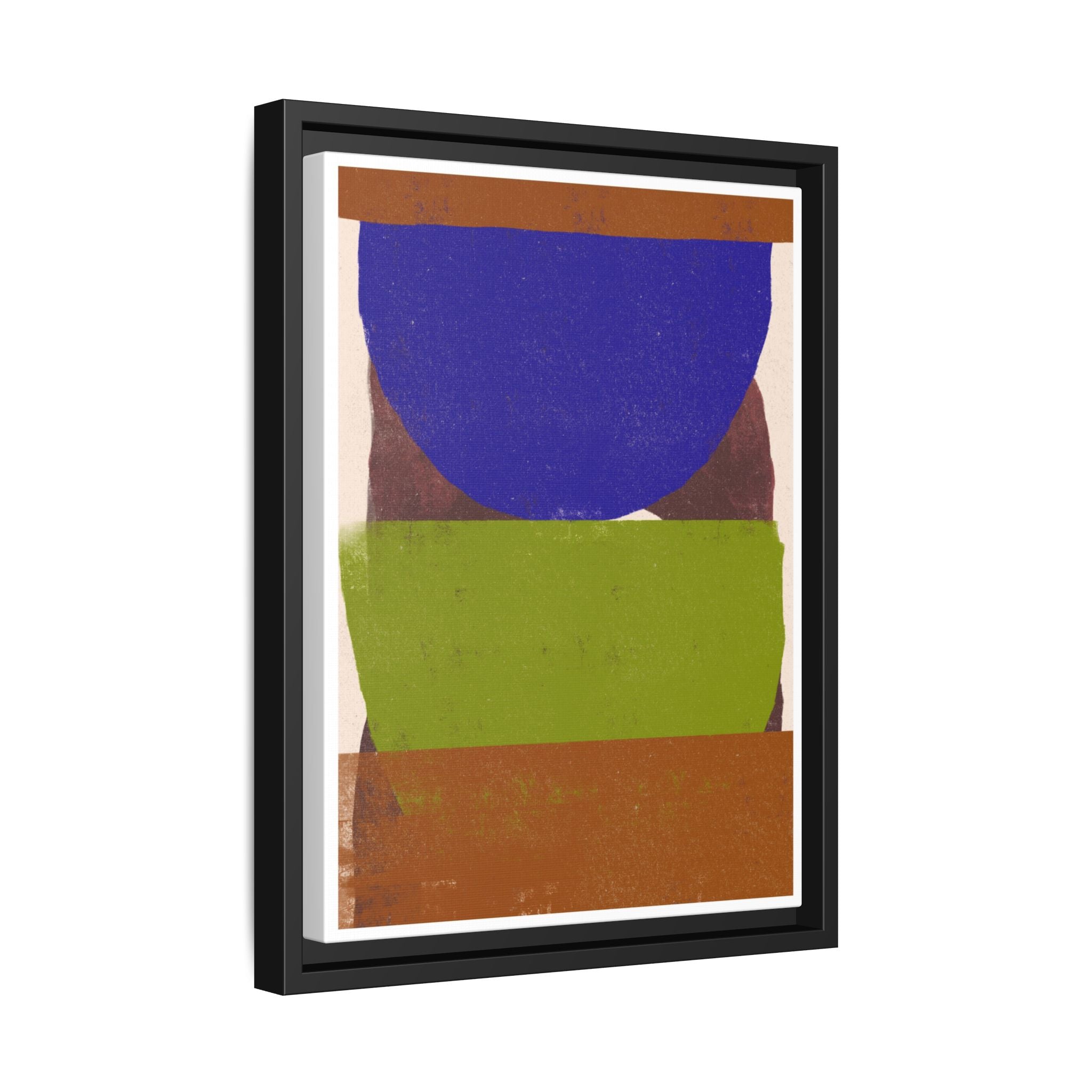 Cobalt Meadow Horizon - Framed