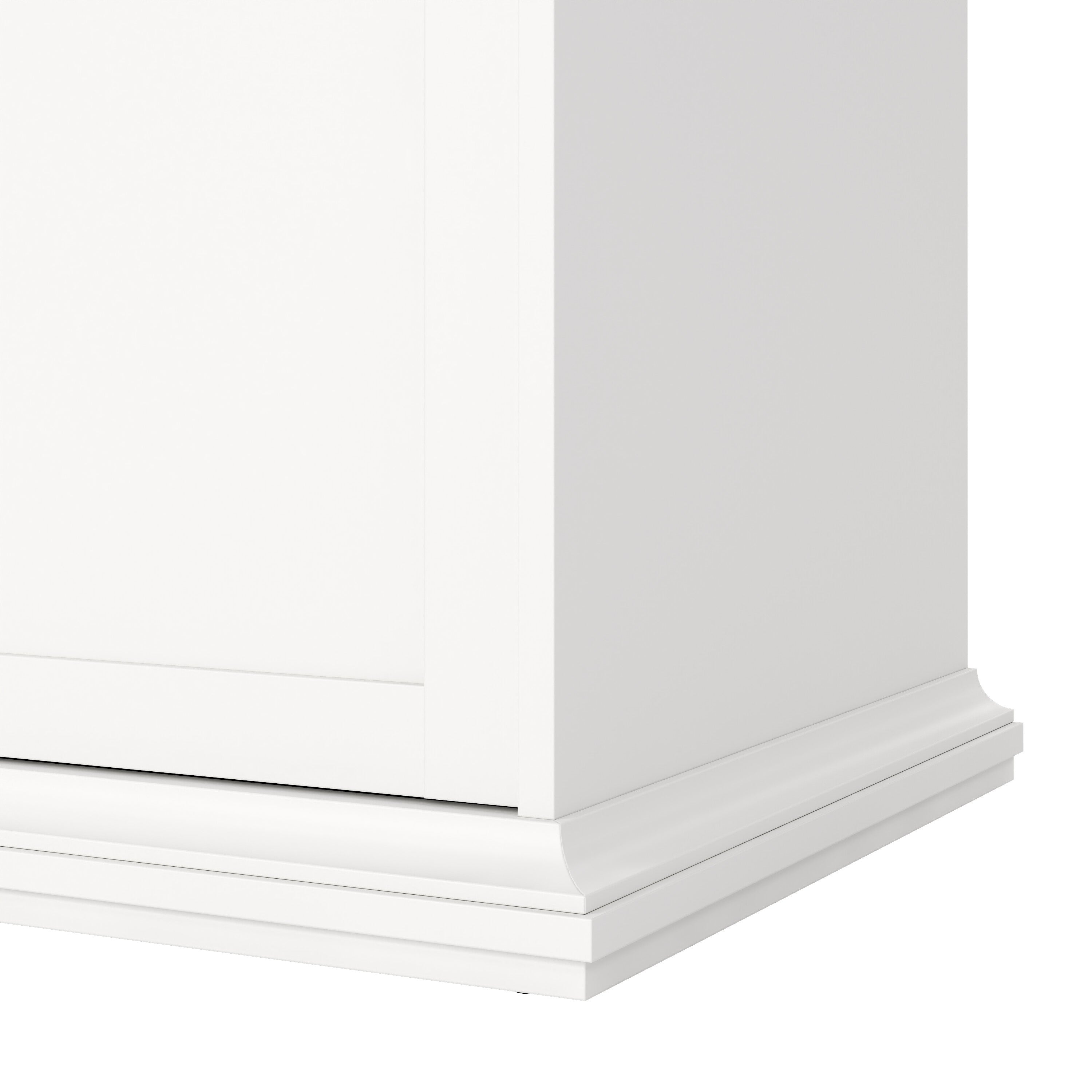 Paris Wardrobe with 2 Doors in Matt Grey