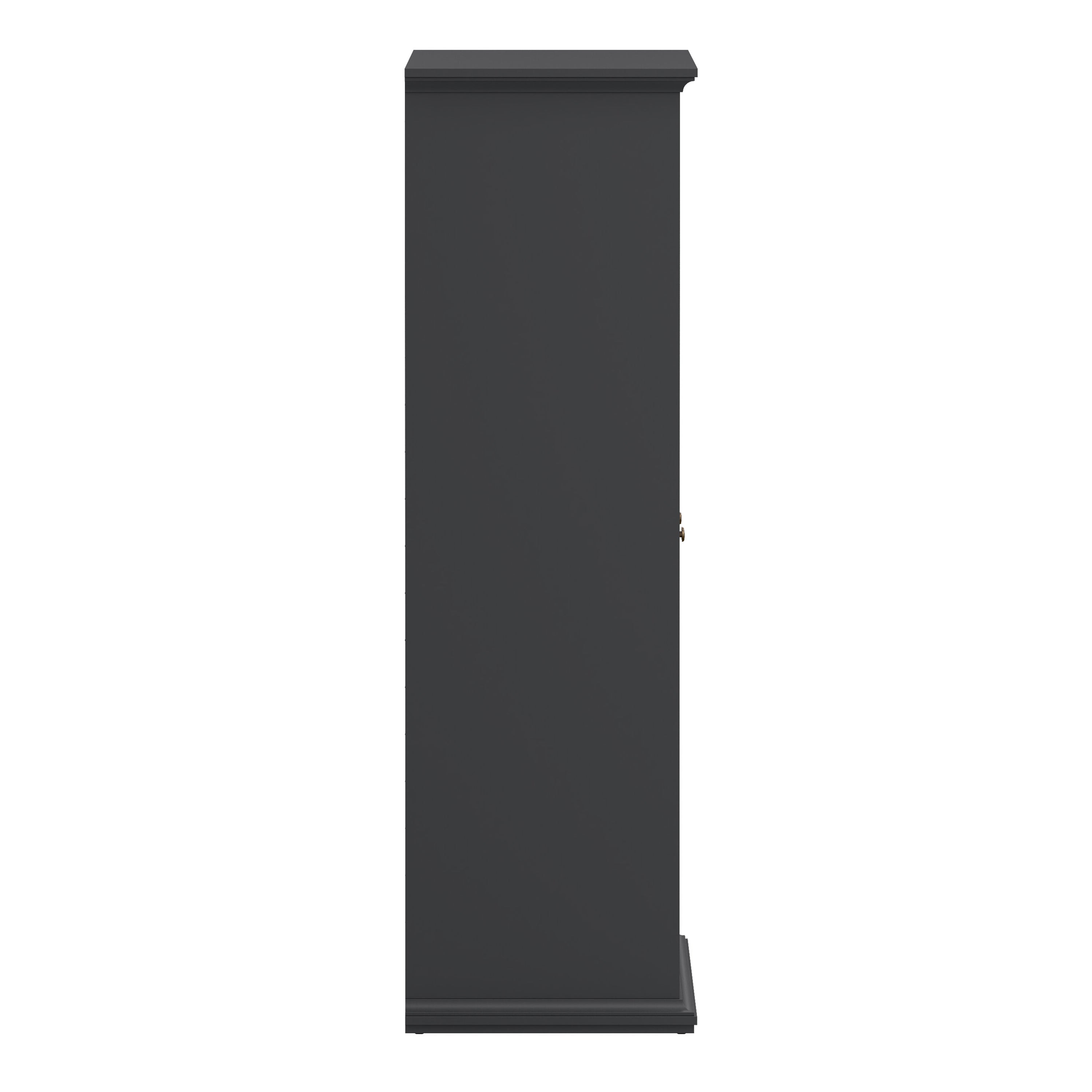 Paris Wardrobe with 3 Doors in Matt Grey