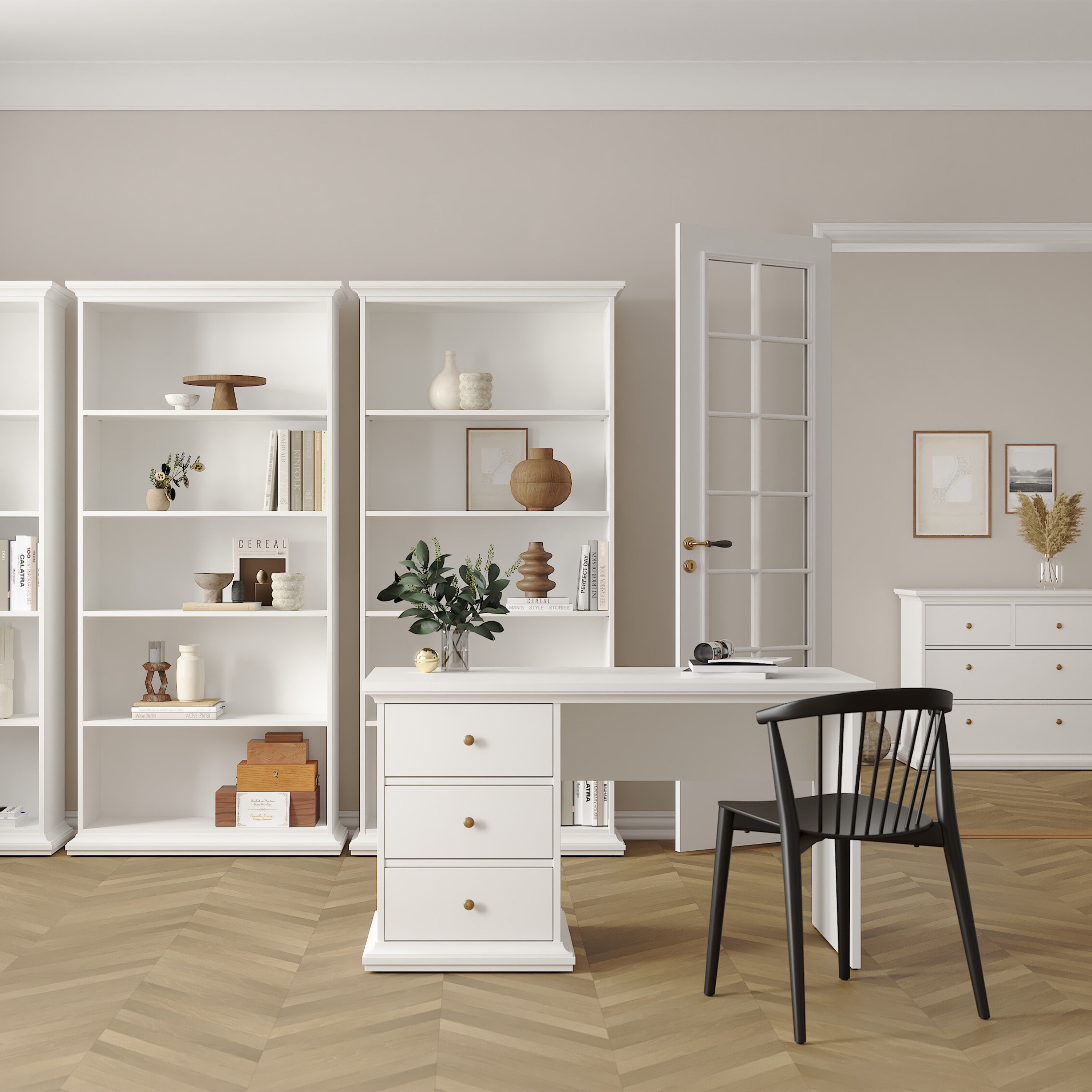 Paris Desk in White