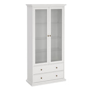 Paris China cabinet in White