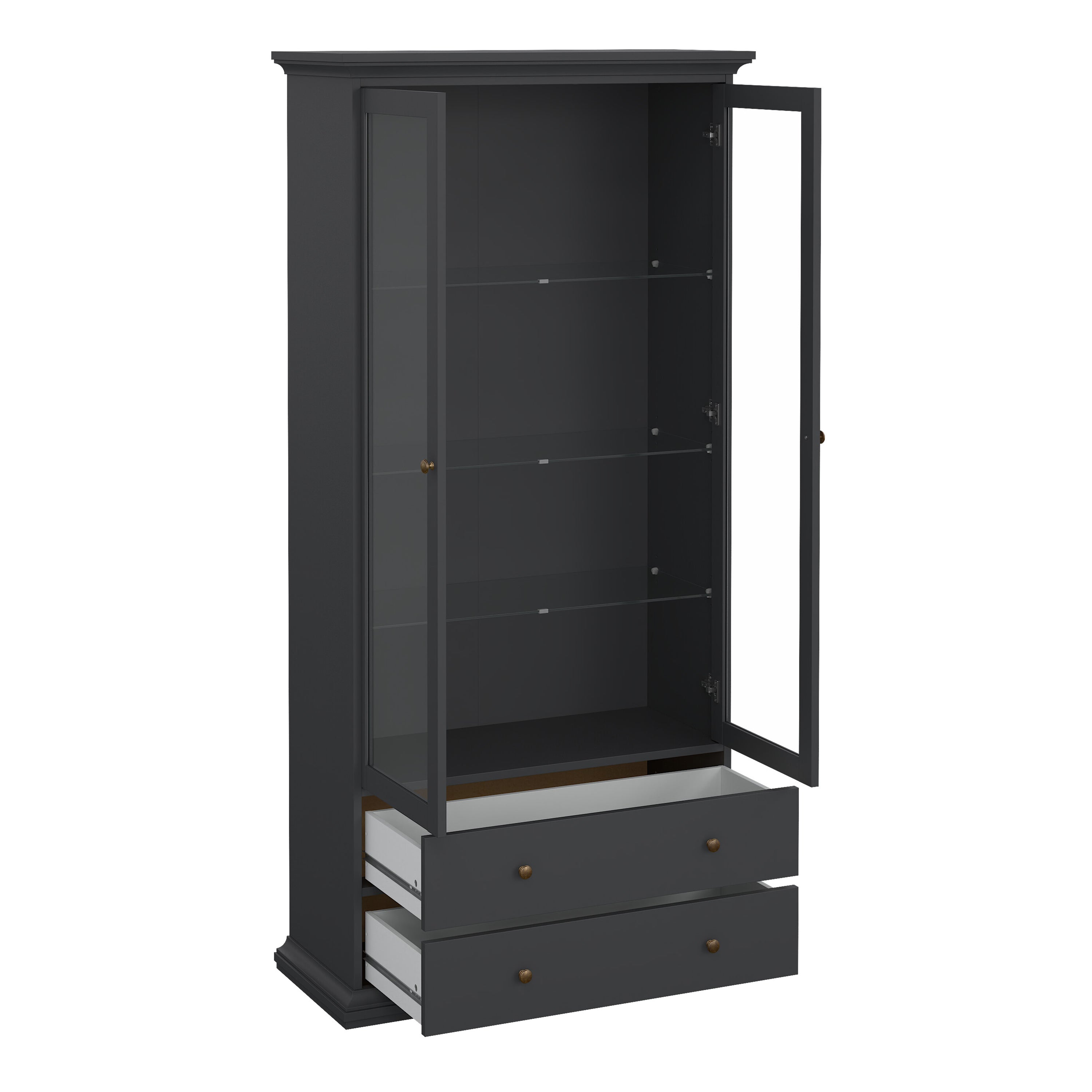 Paris China cabinet in Matt Grey