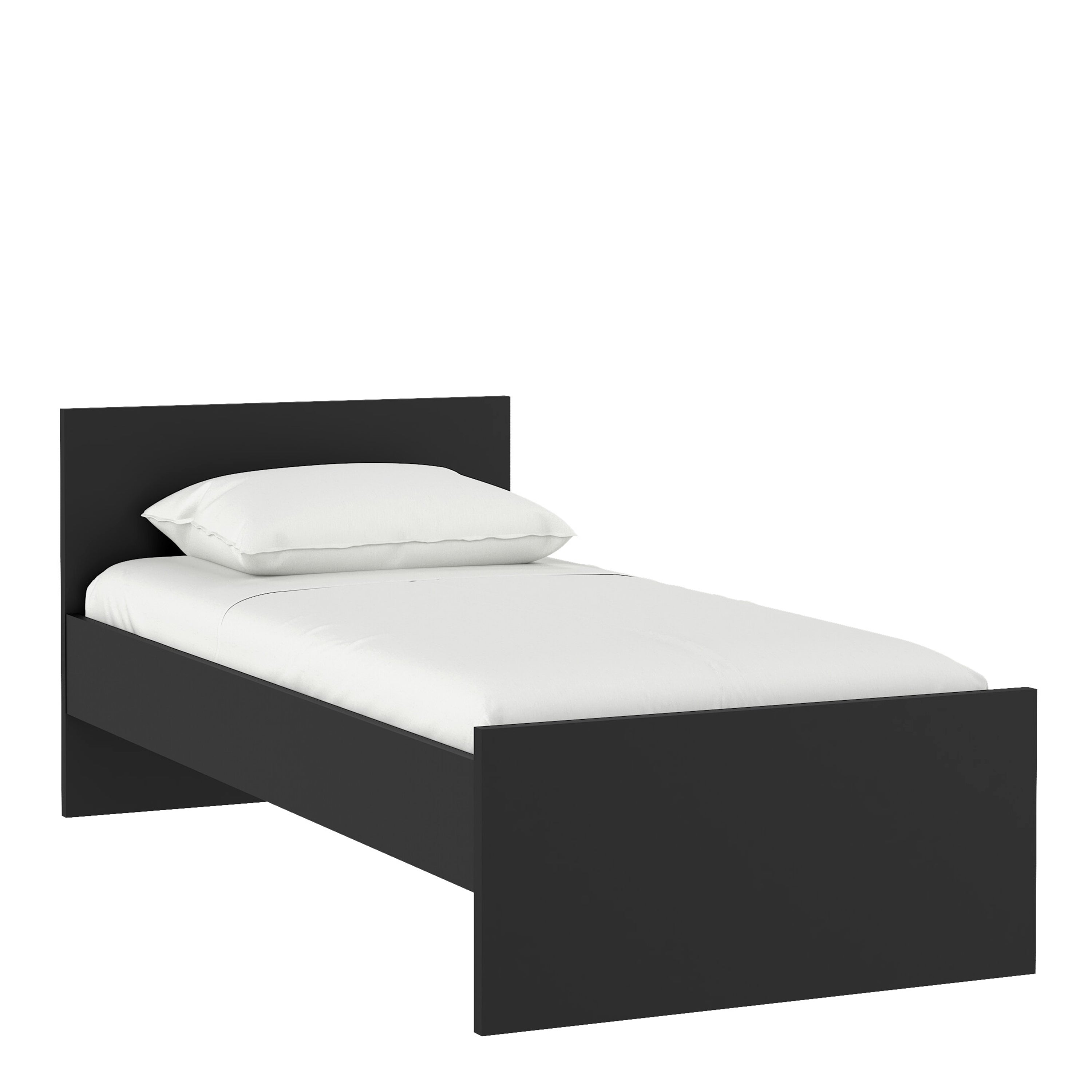 Naia Single Bed 3ft (90 x 190) in Black Matt