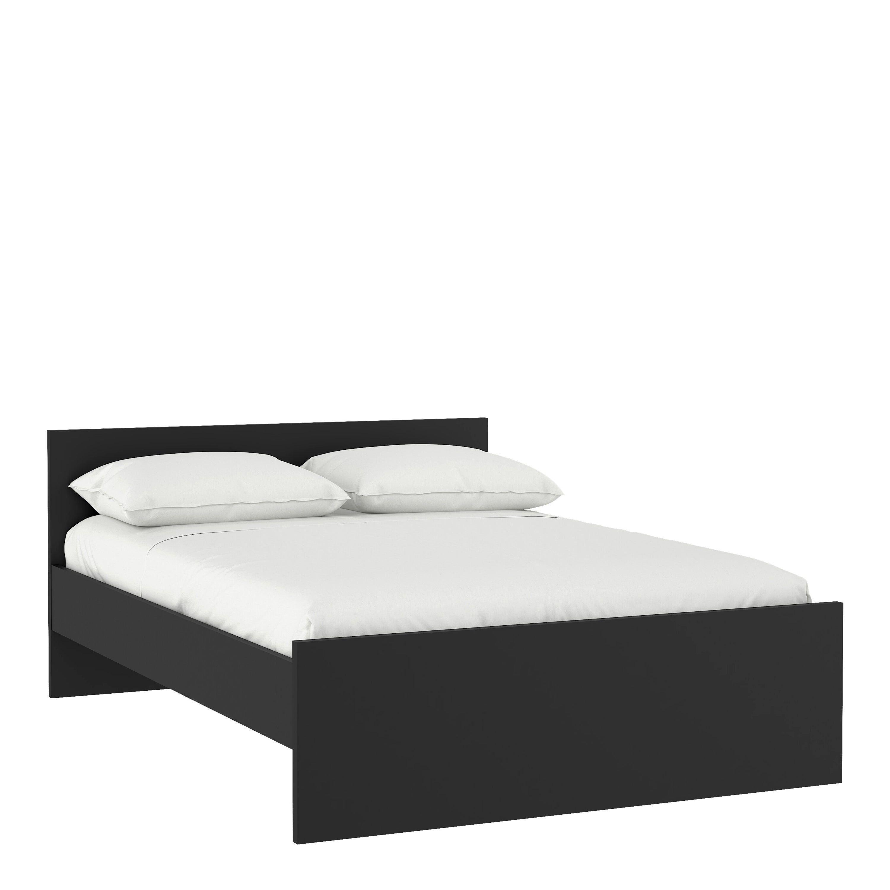 Naia Double Bed 4ft6 (140 x 190) in Black Matt