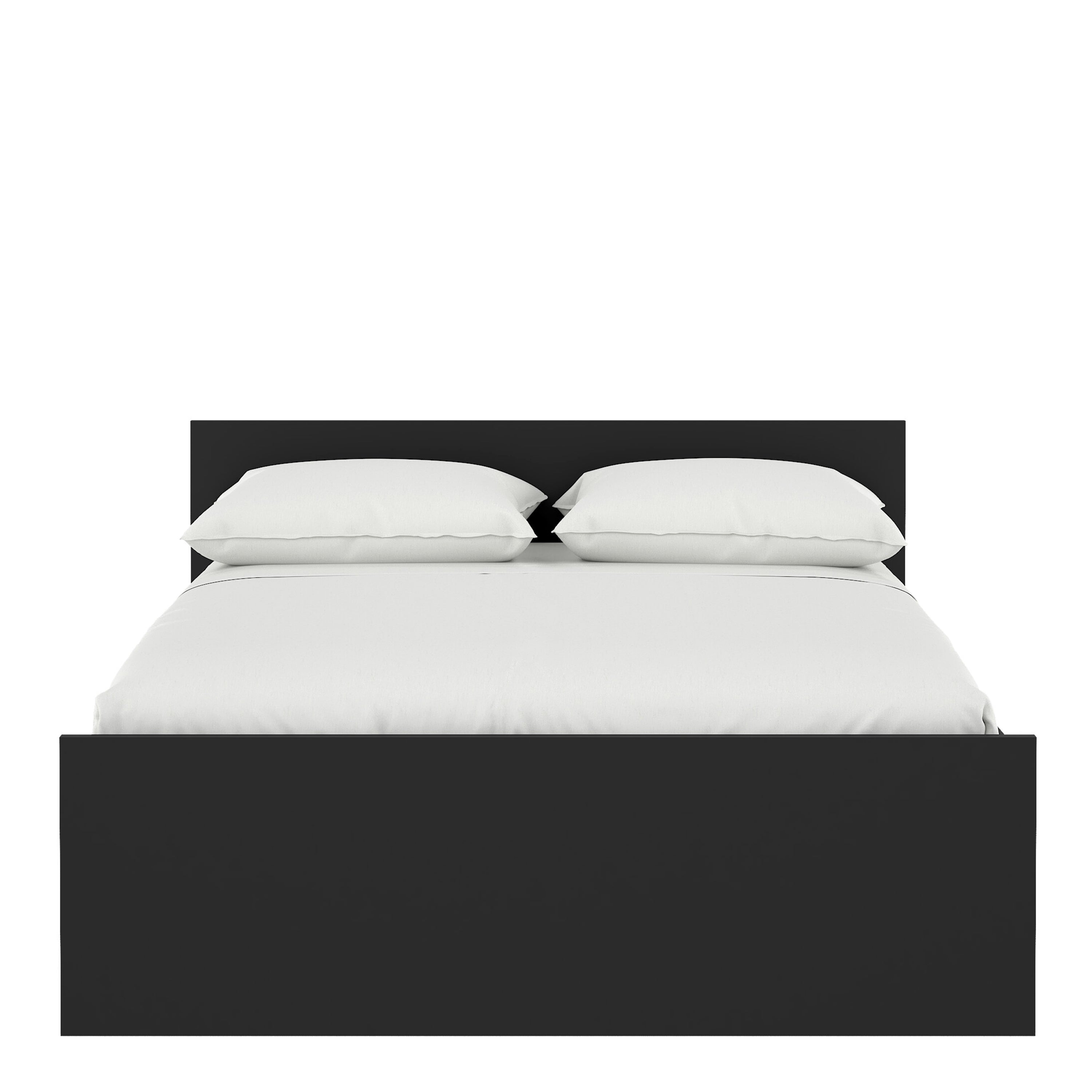 Naia Double Bed 4ft6 (140 x 190) in Black Matt