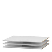 Verona Set of Shelves - Wide (for 180cm Wardrobe) in White