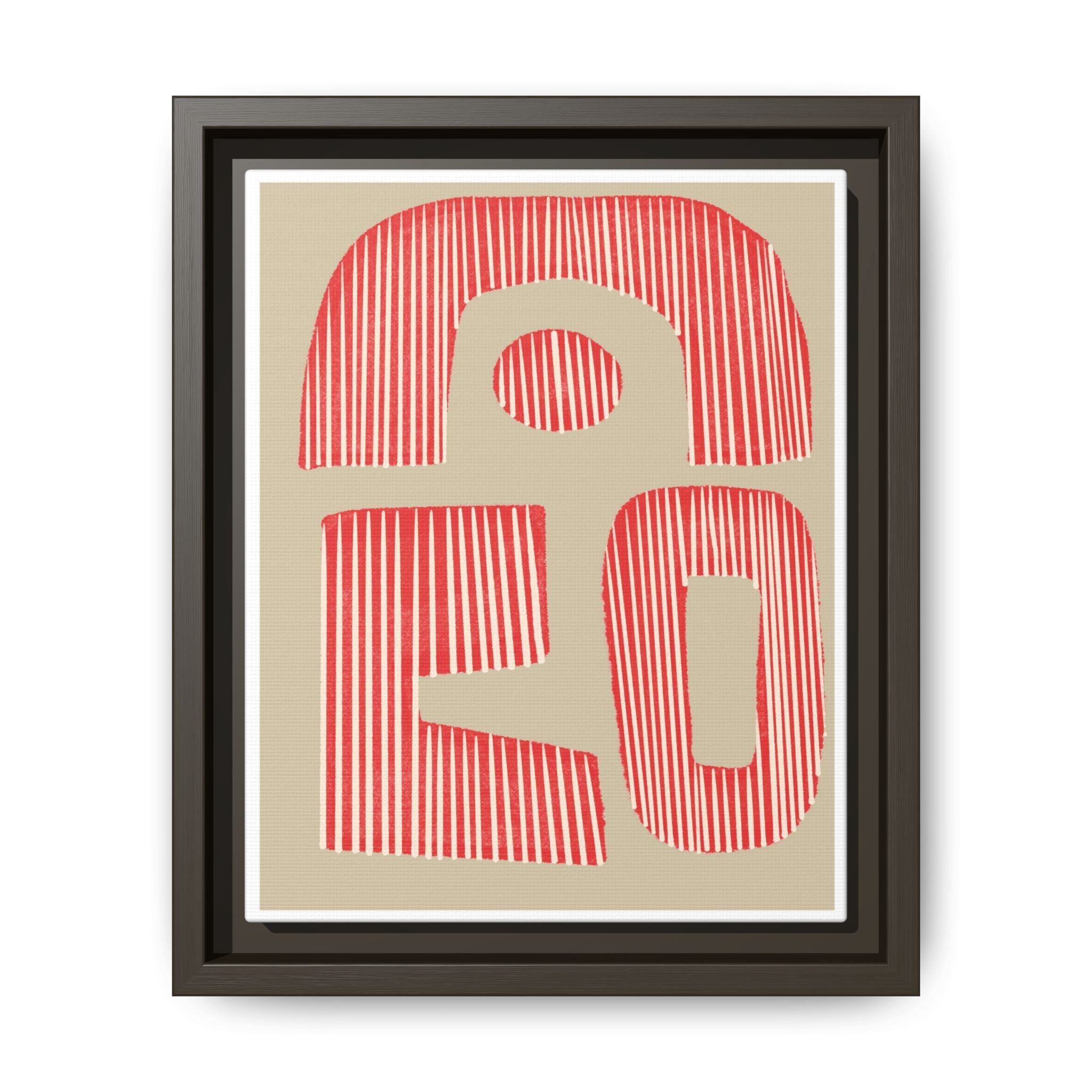 Coral Echo Forms - Framed