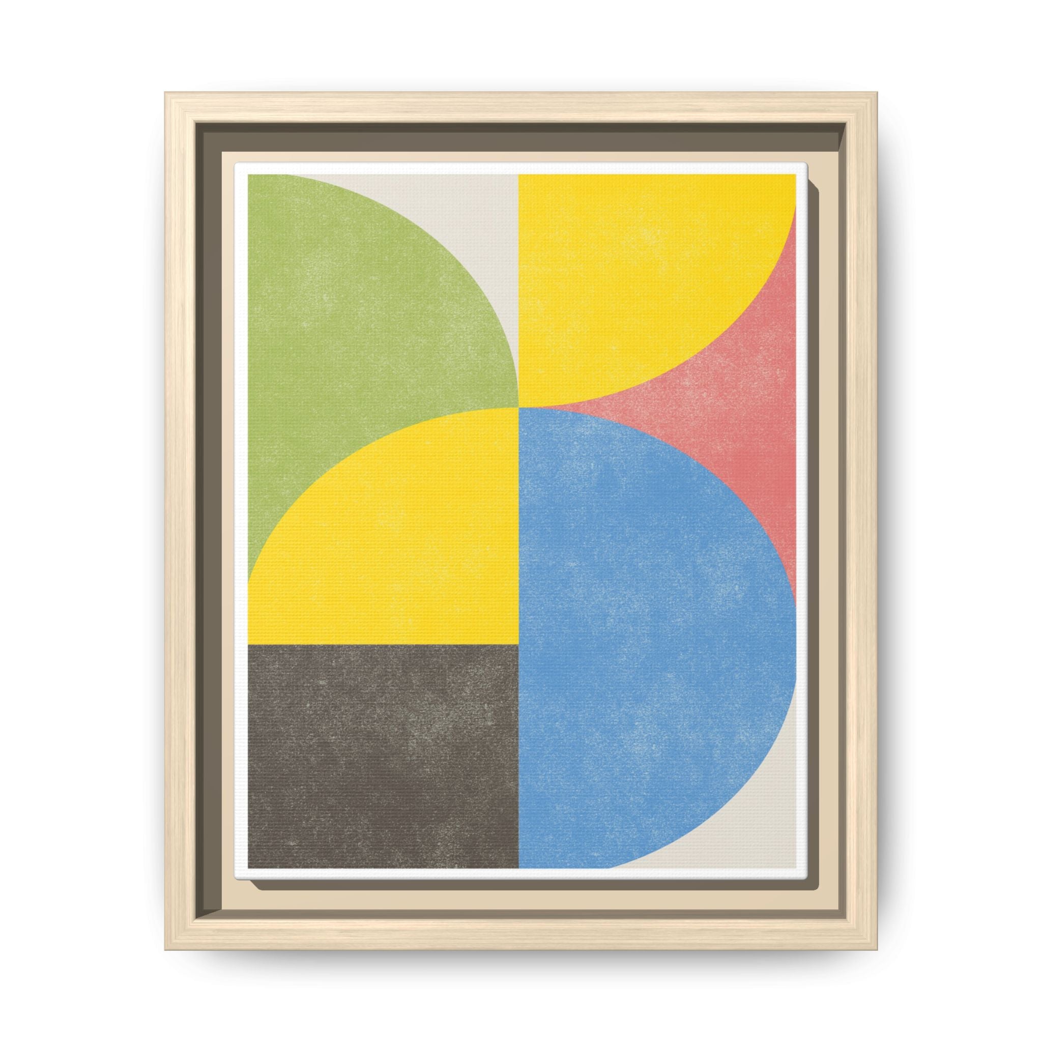 Pastel Orbit Rhythm - Framed