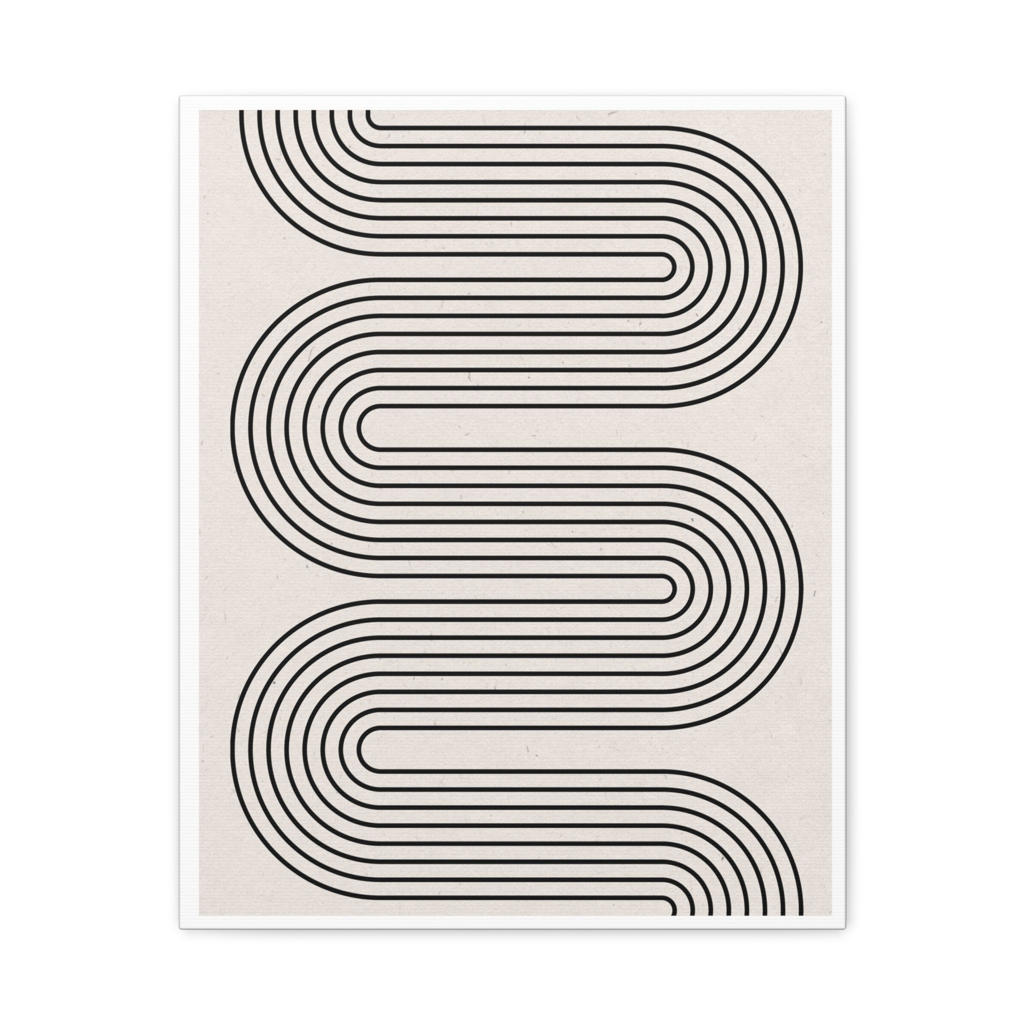 Monoline Rhythm Cascade - Canvas