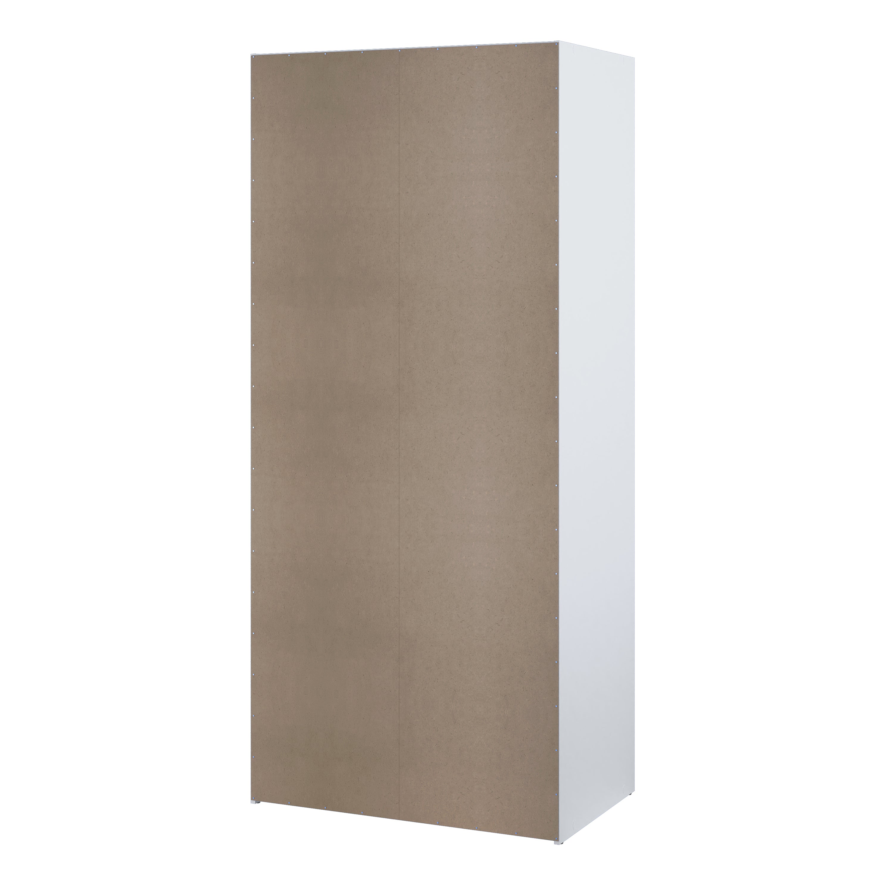 Space Wardrobe 2 Sliding Doors in White 1750