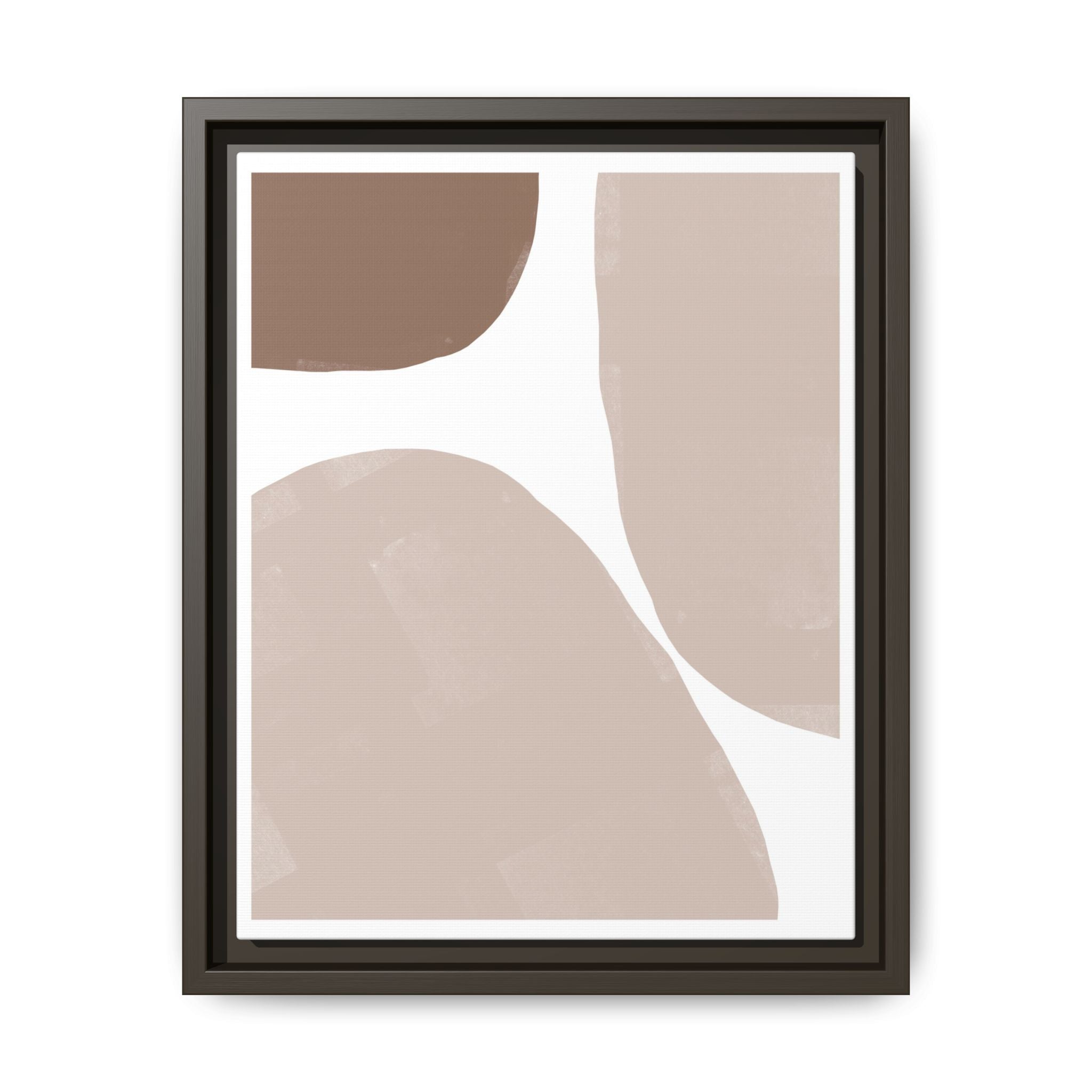 Muted Clay Horizons - Framed