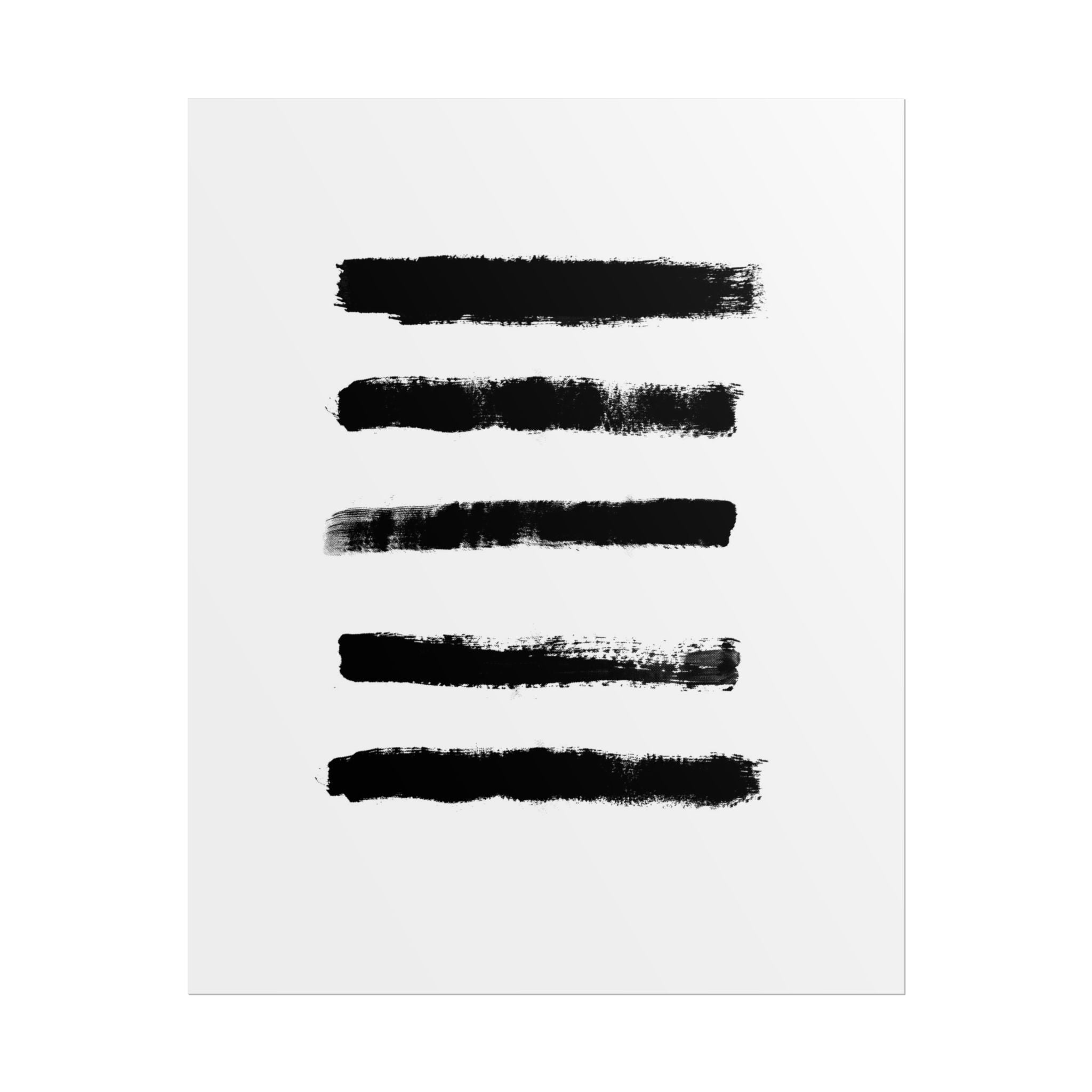 Obsidian Silence Strokes - Poster