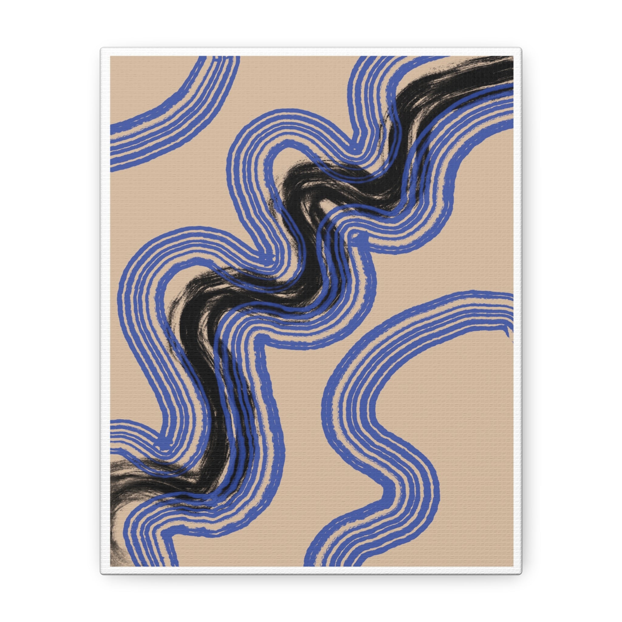 Indigo Rhythm Passage - Canvas