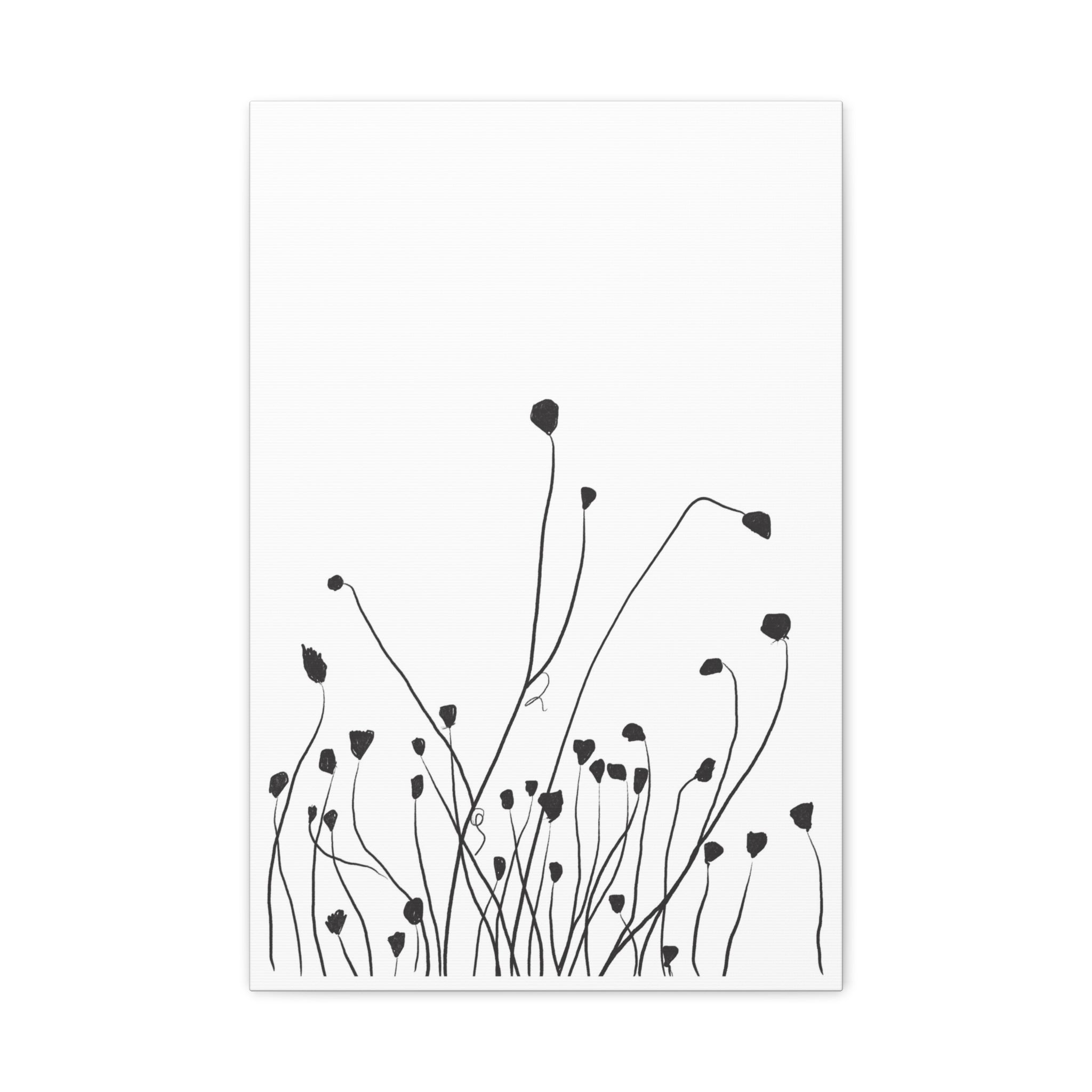 Silent Bloom Horizon - Canvas