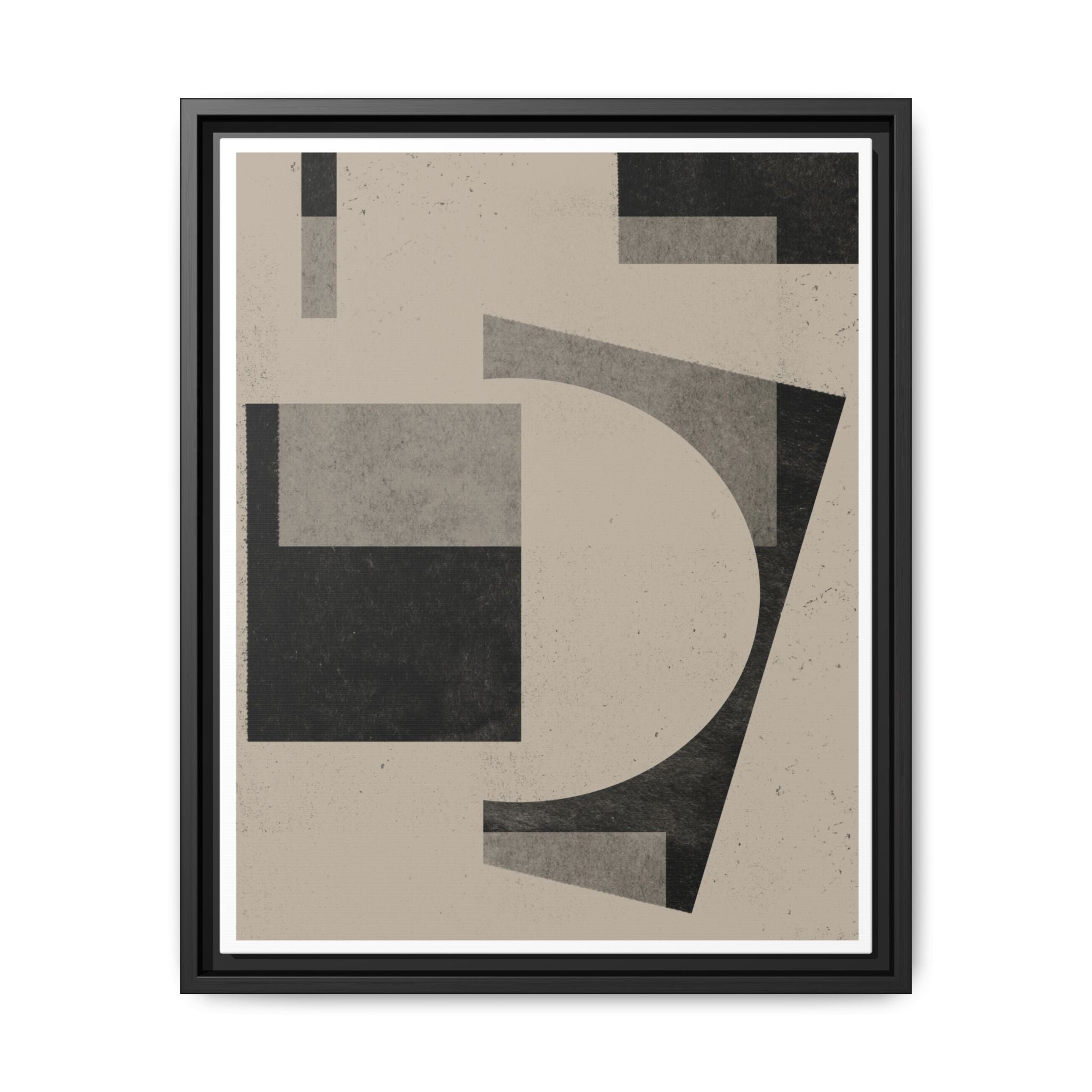 Obsidian Balance Study - Framed