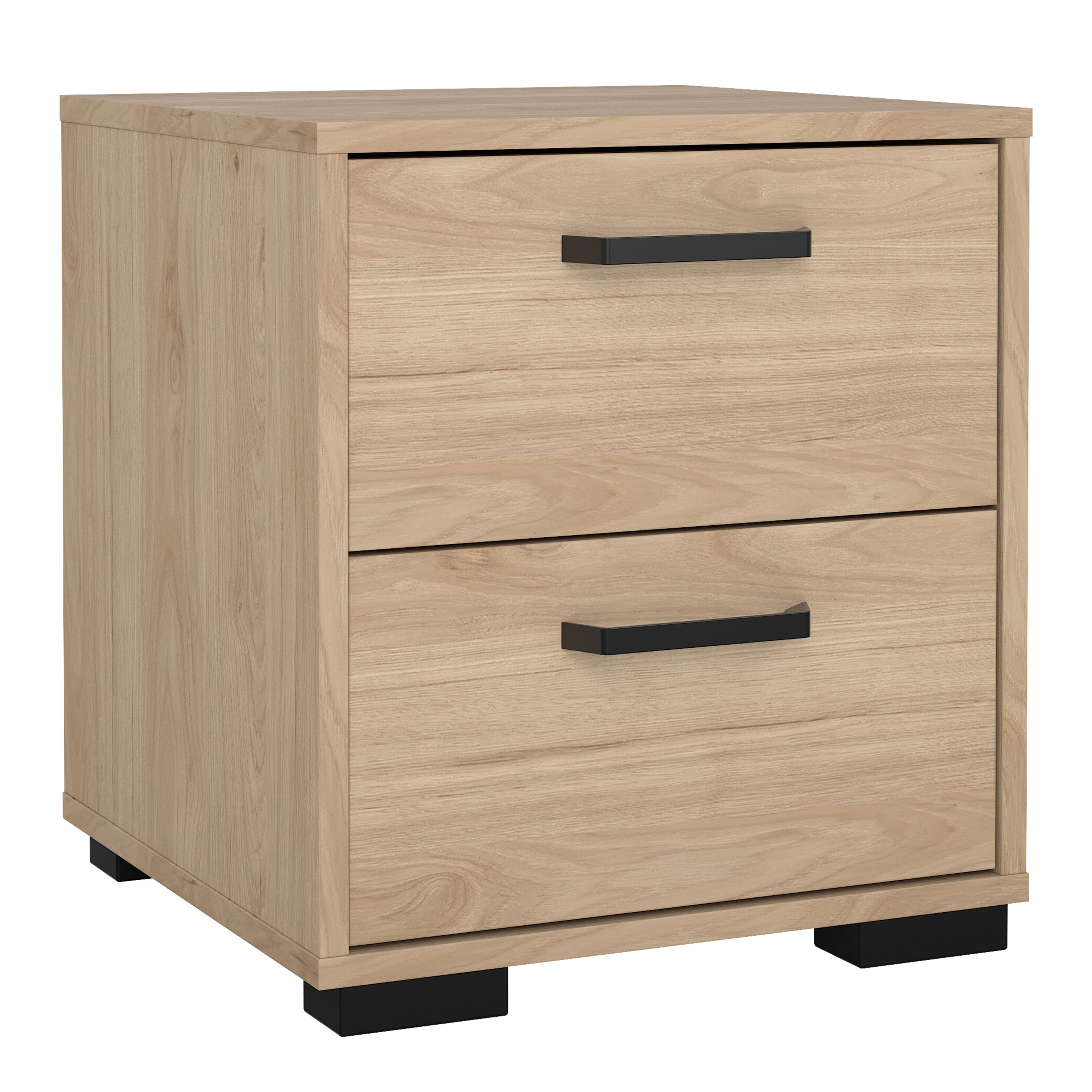 Sofia Nightstand 2 drawers Jackson Hickory