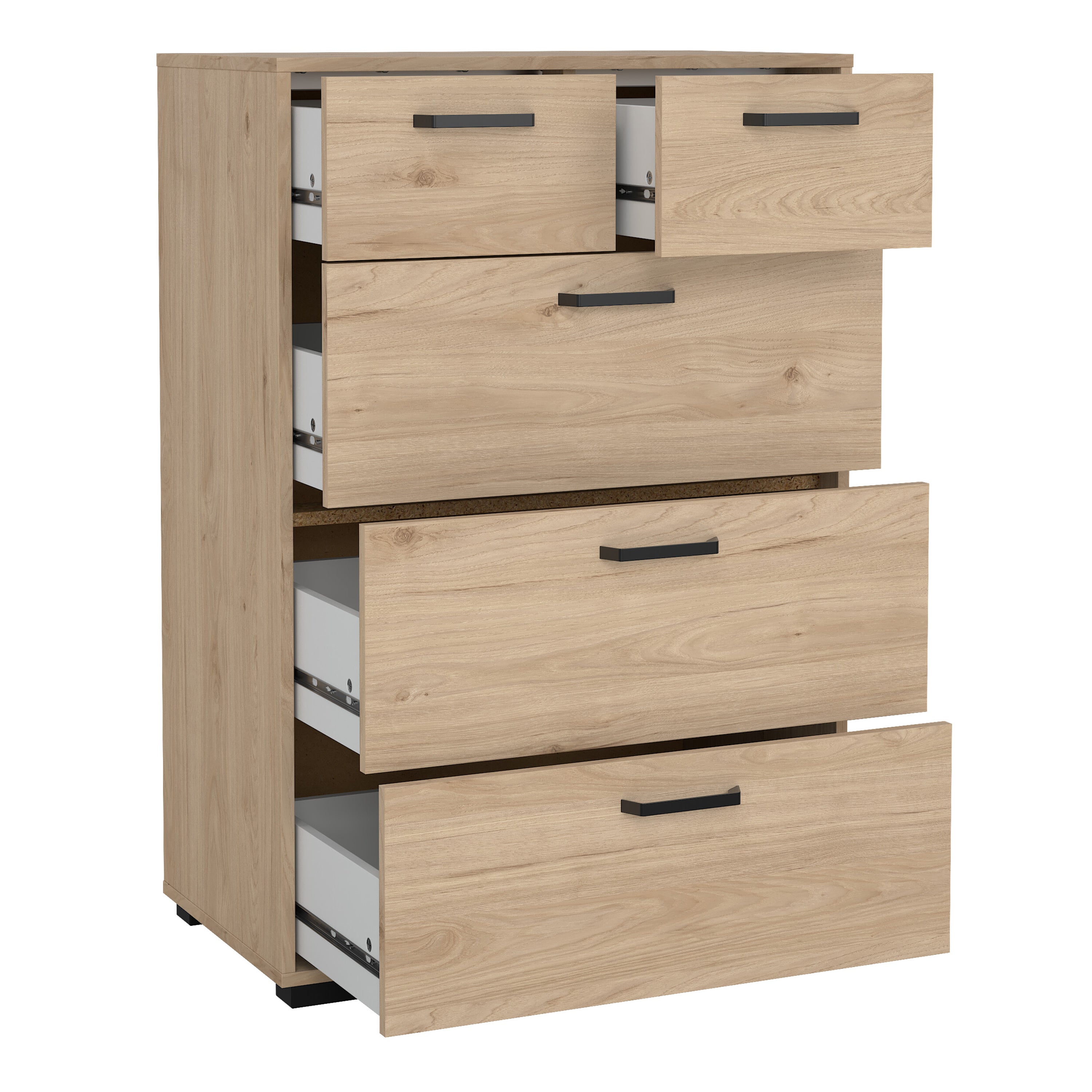 Sofia Chest 3 + 2 drawers Jackson Hickory