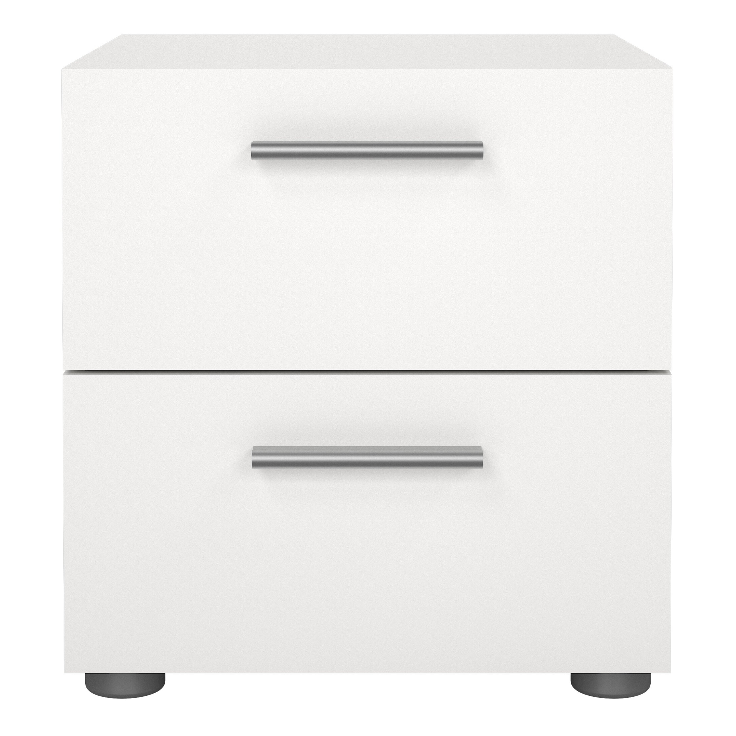 Pepe Bedside 2 Drawers in White