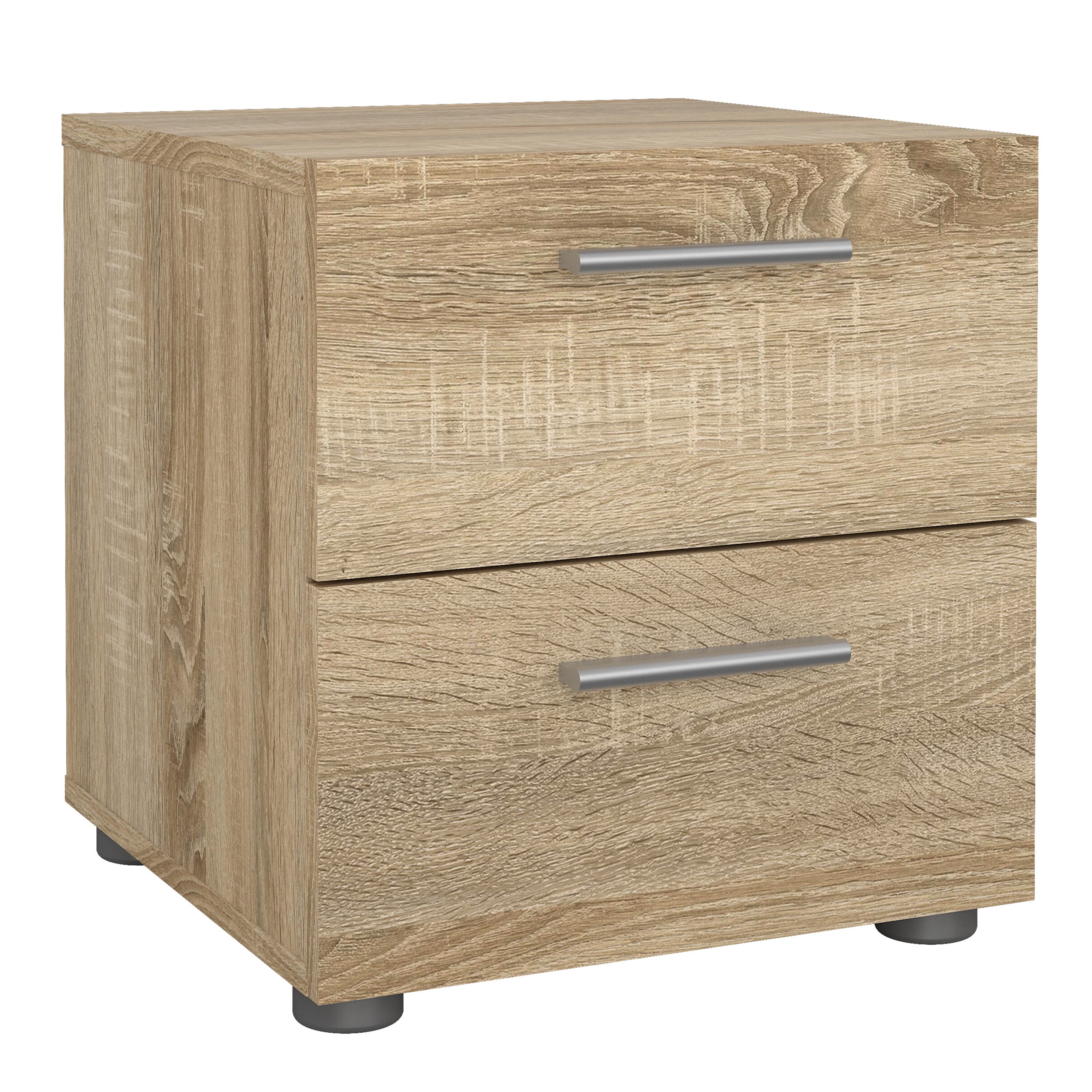 Pepe Bedside 2 Drawers in Oak