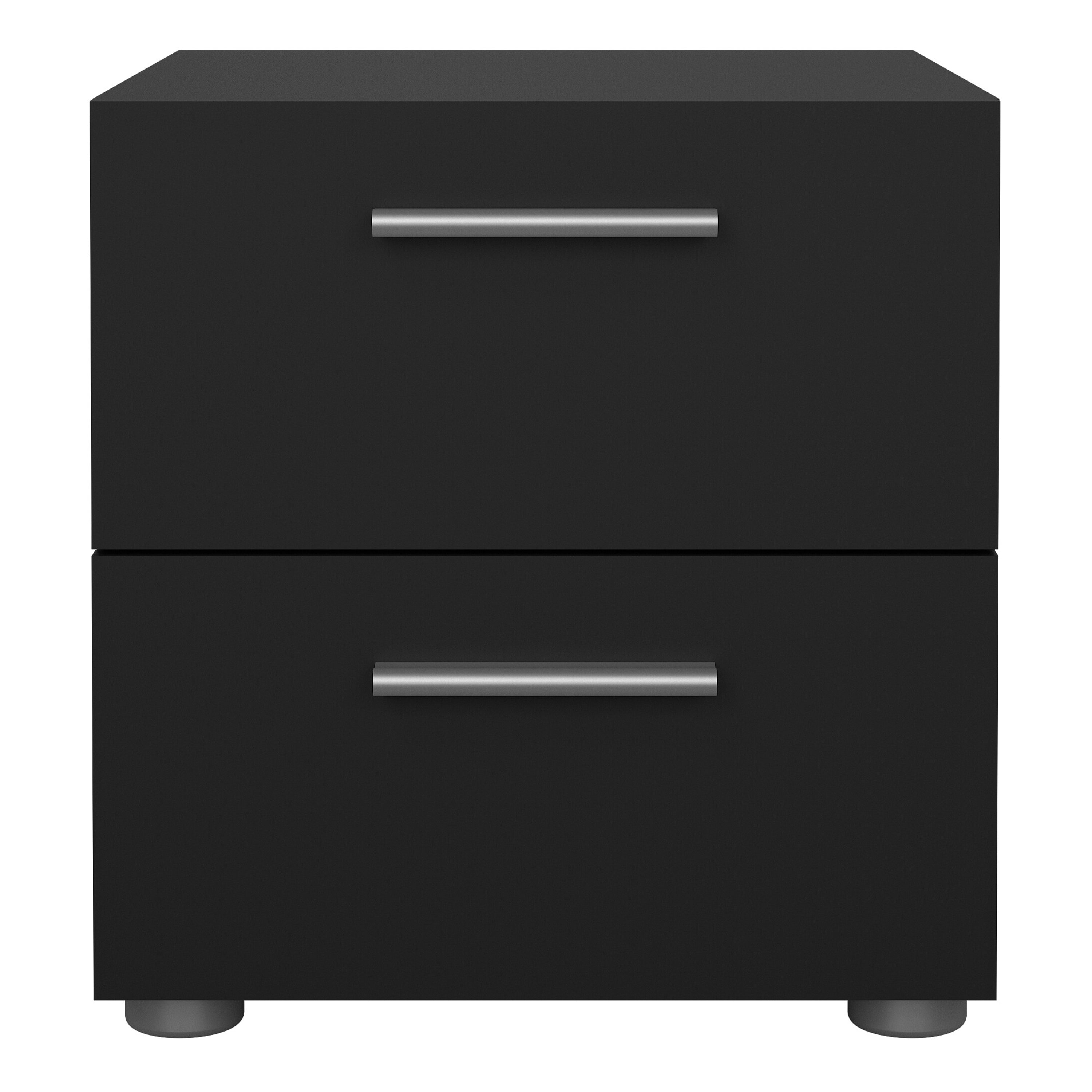 Pepe Bedside 2 Drawers in Black