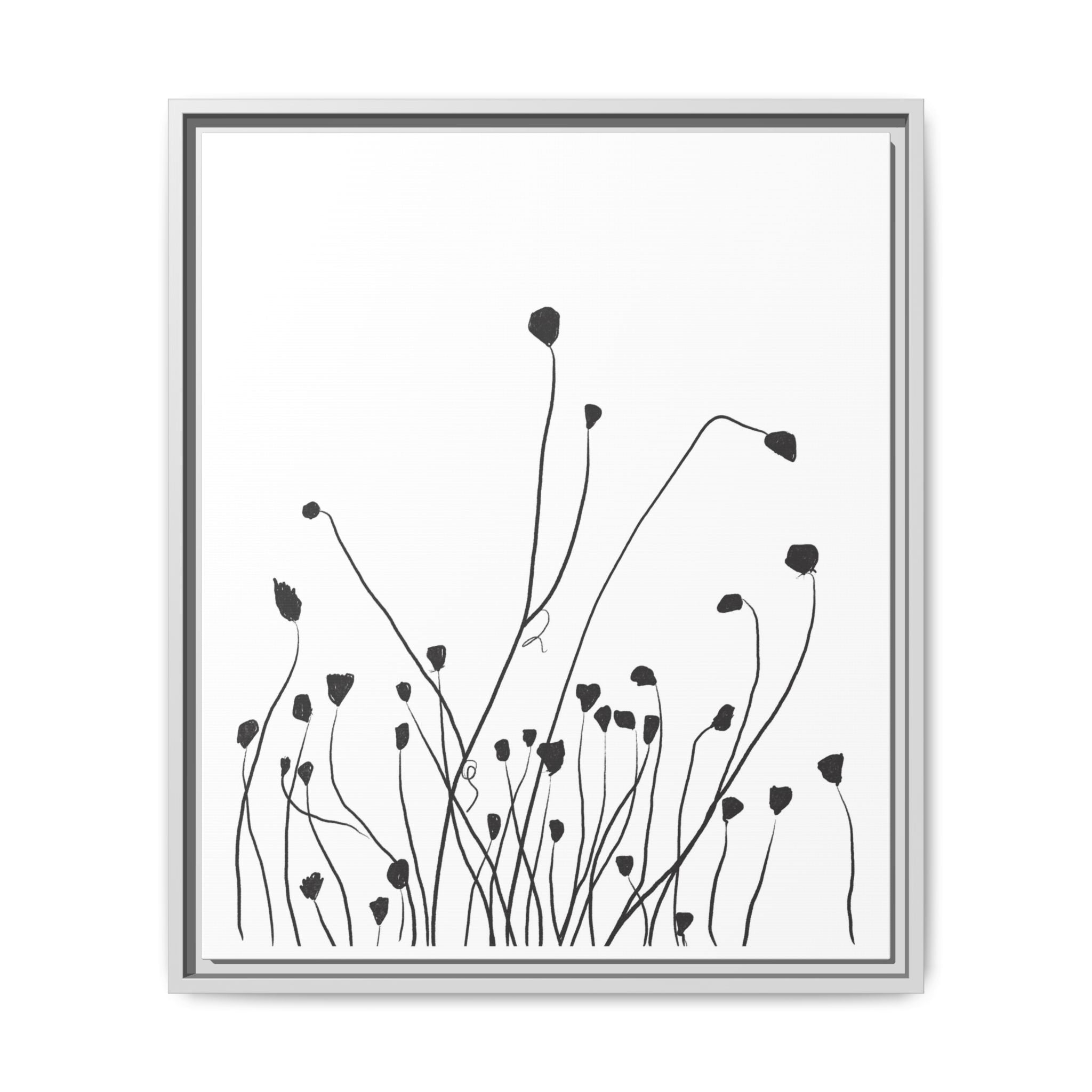 Silent Bloom Horizon - Framed